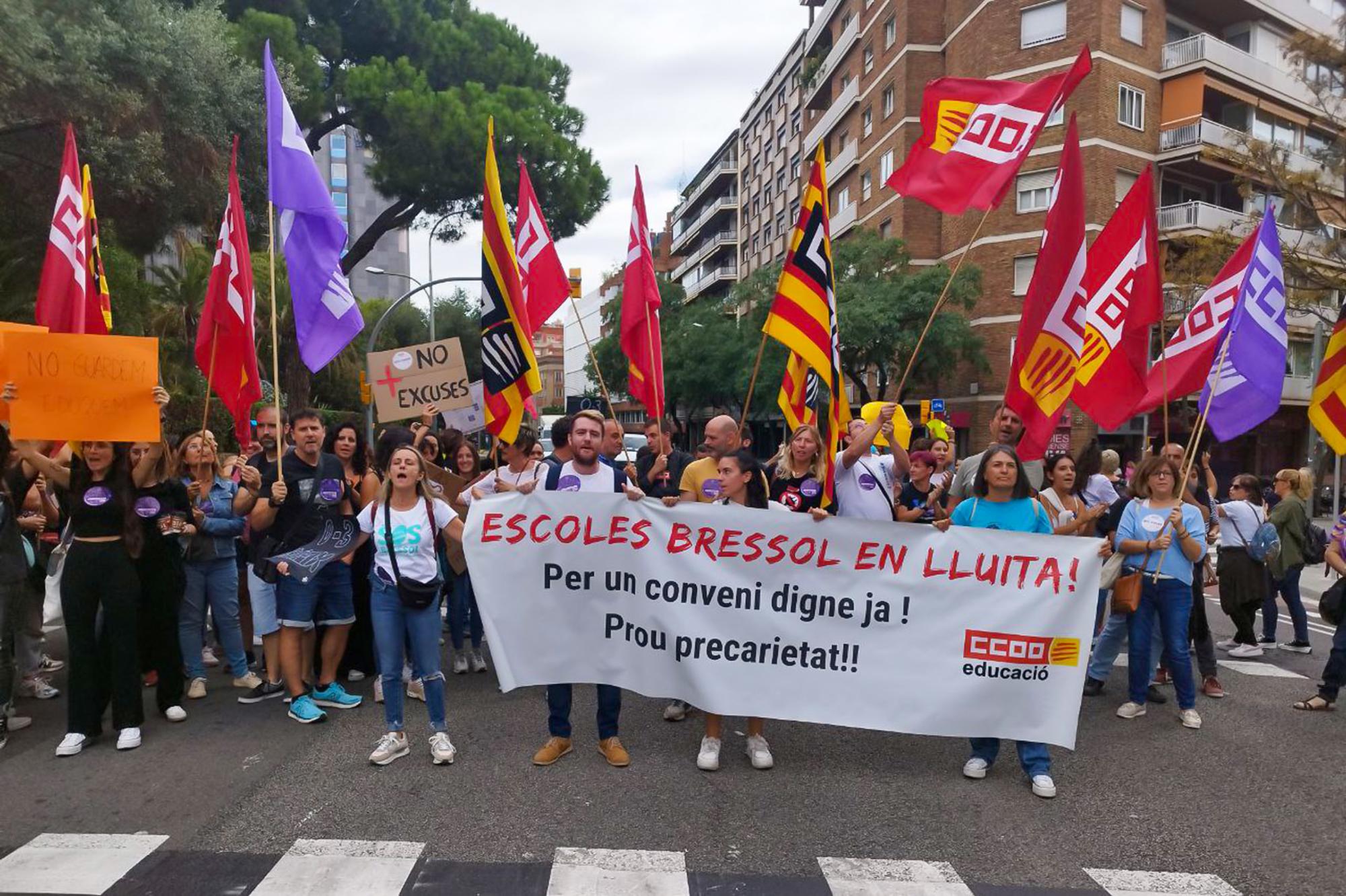 Huelga educadoras infantiles Catalunya