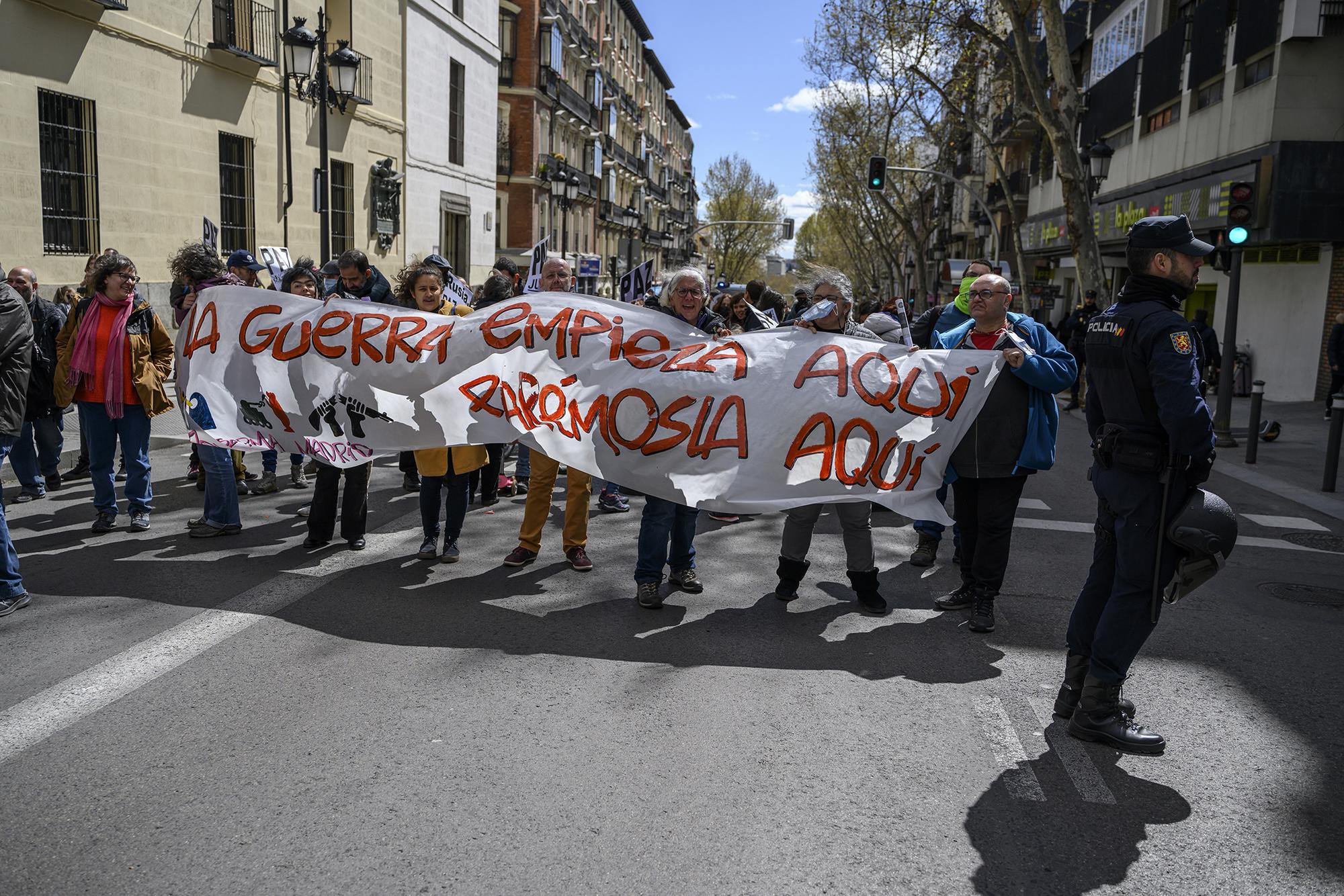 Manifestación Asamblea Popular contra la Guerra de Madrid - 8