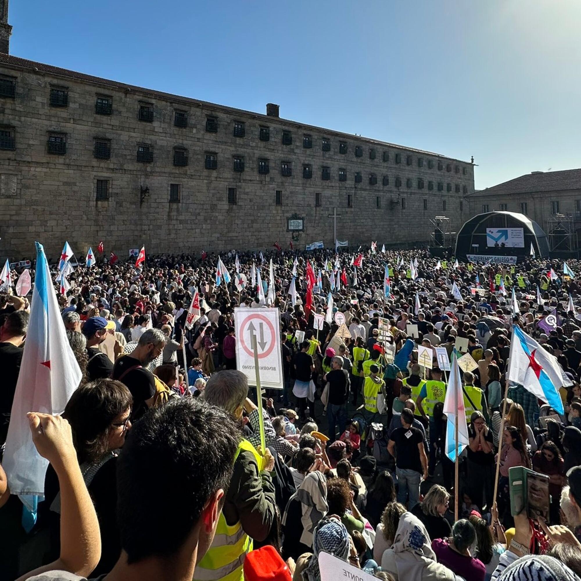 manifestación galego 17N 2024