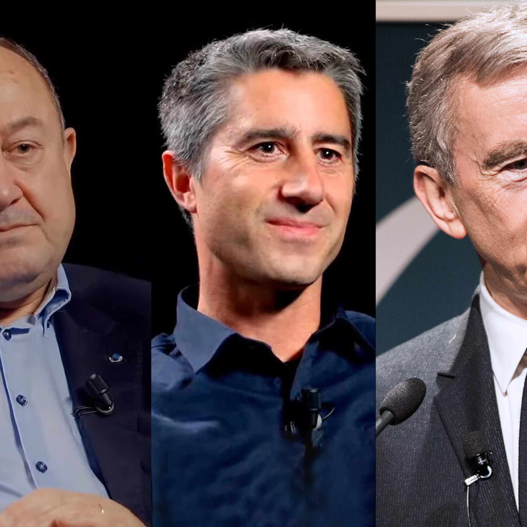 Bernard Arnault, Bernard Squarcini y  François Ruffin