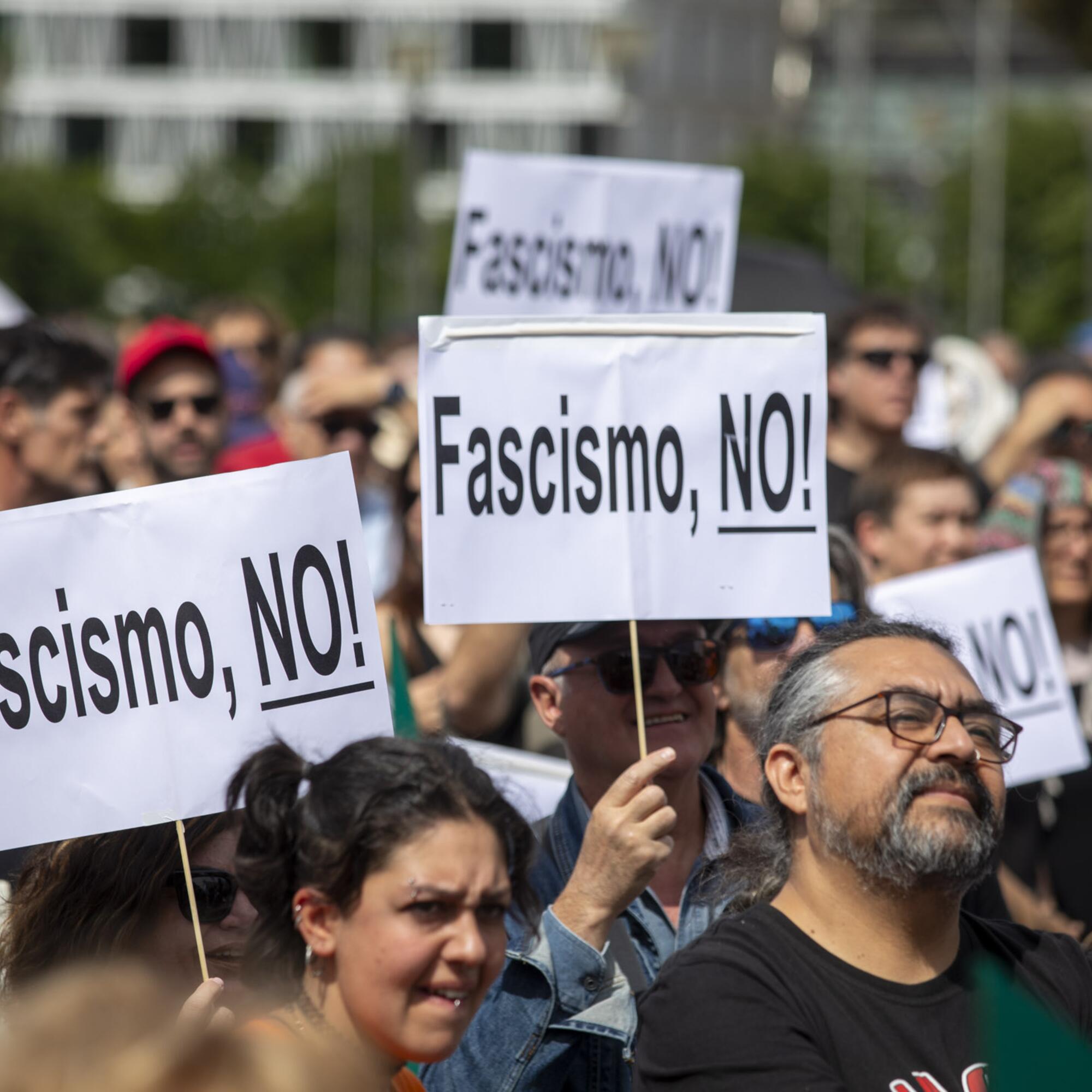 Fascismo Colón Milei Abascal