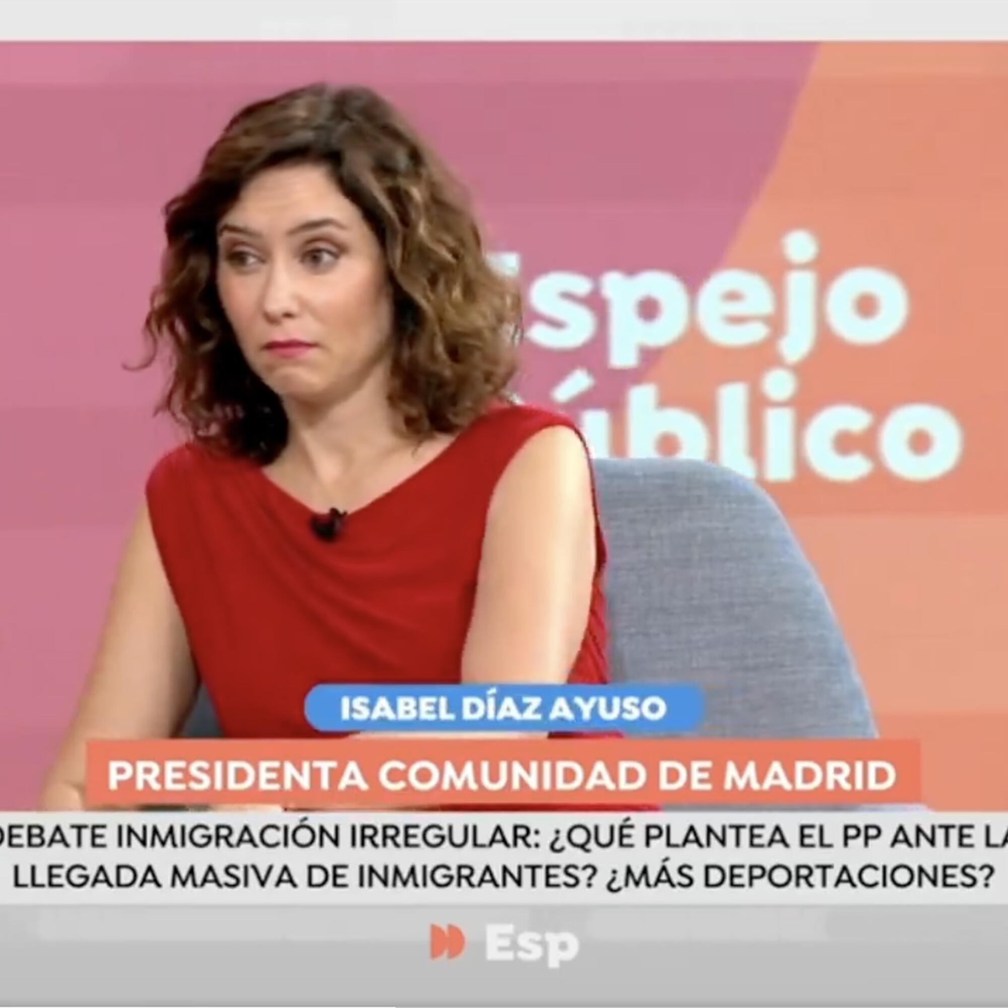 Ayuso Antena 3 Migracion