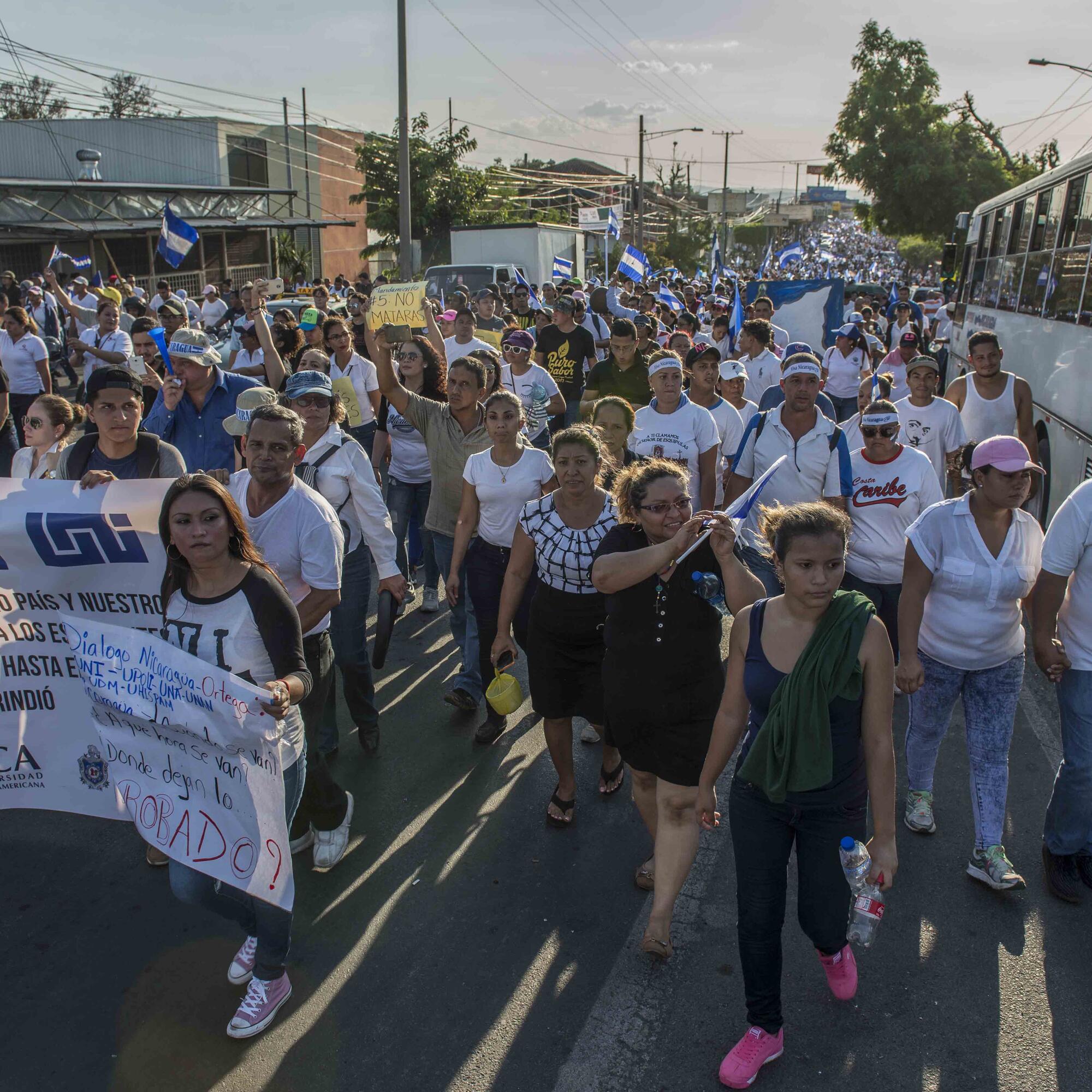 Upoli Nicaragua protestas contra Ortega