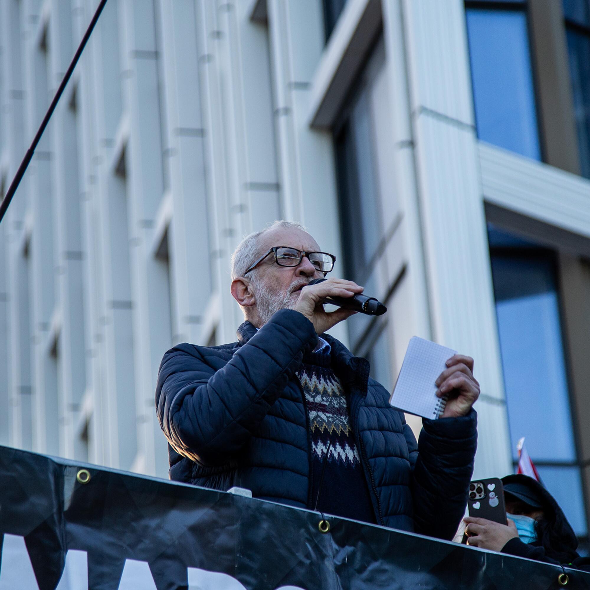 Manifestación Londres Palestina Jeremy Corbyn 02