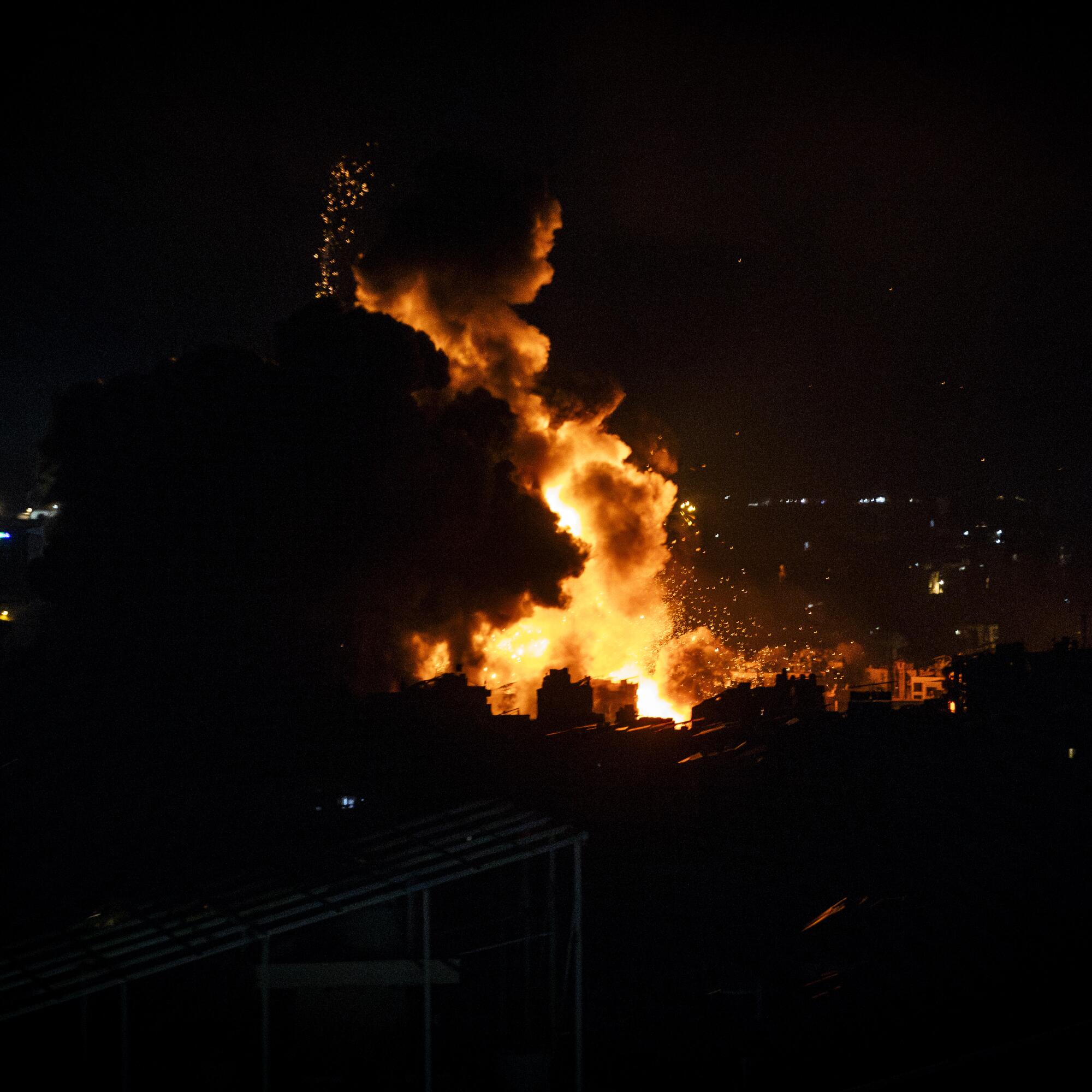 Bombardeo en Beirut