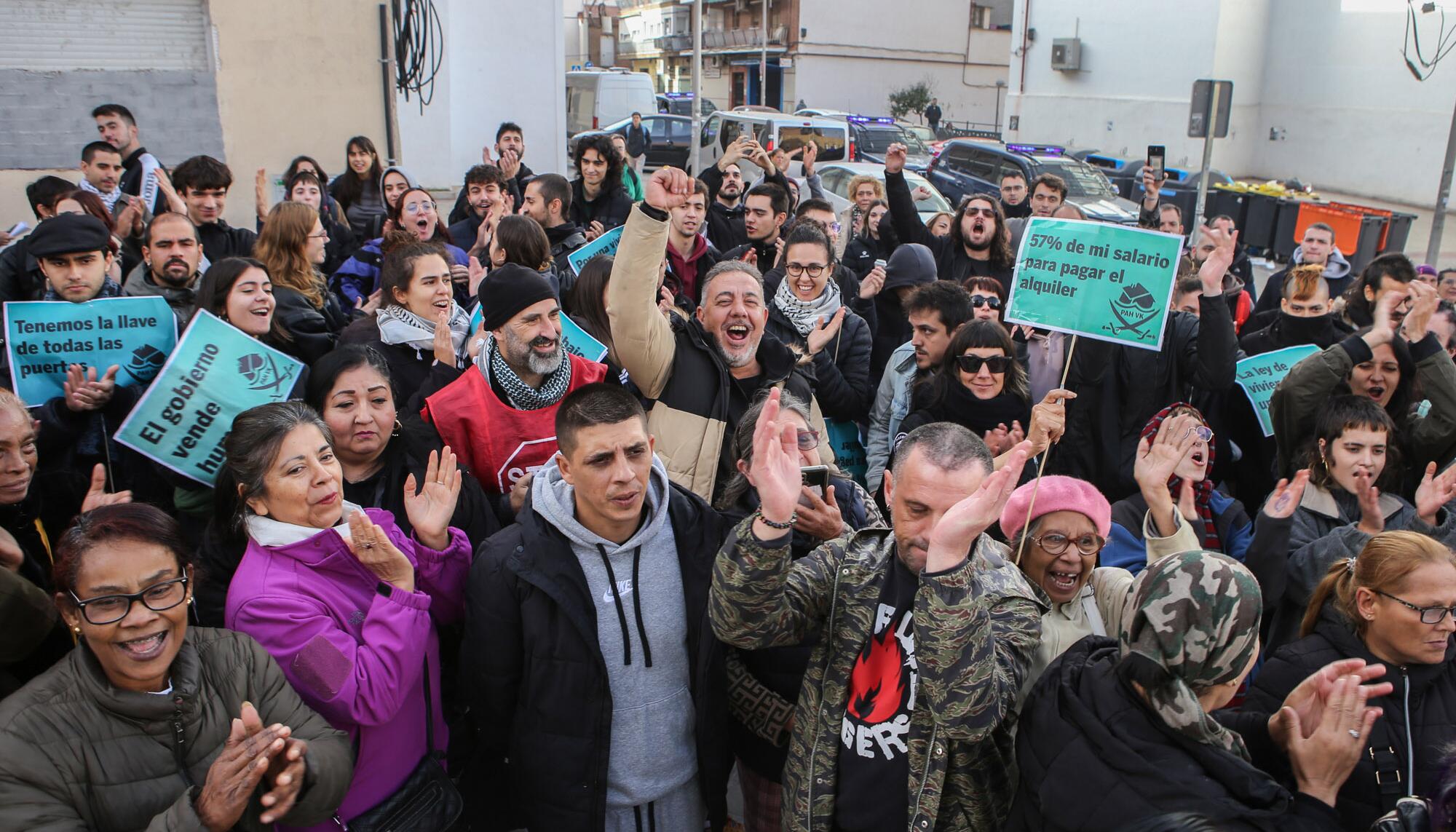 Desahucio Pilar PAH Vallecas tercer intento  - 11