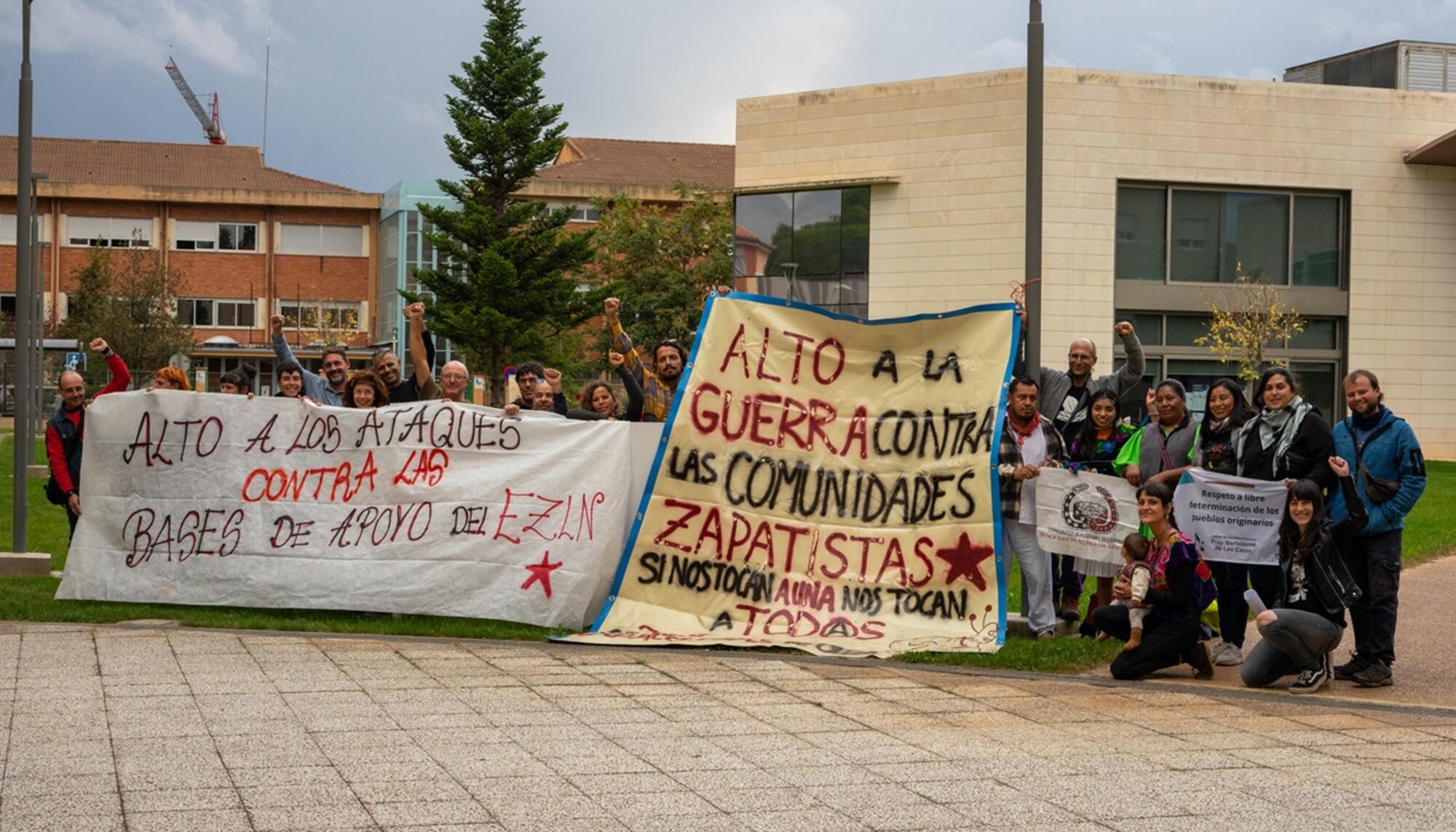 Apoyo al CNI y Frayba Chiapas