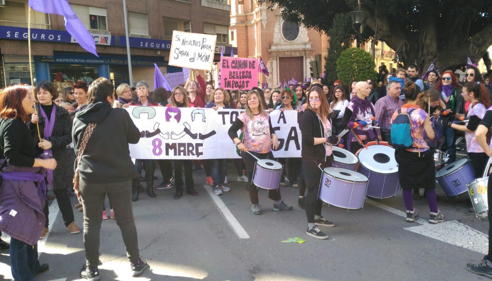 Vaga feminista a Castelló