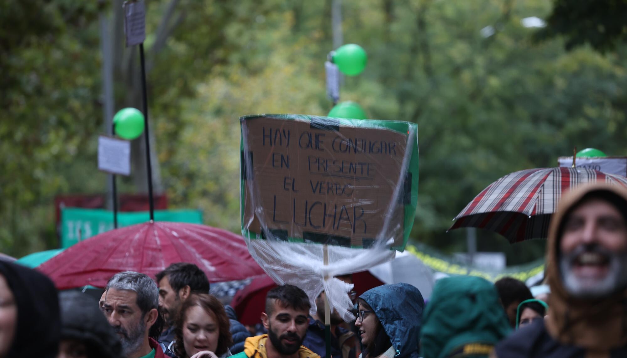 Manifestación del profesorado Huelga 29 Octubre - 8