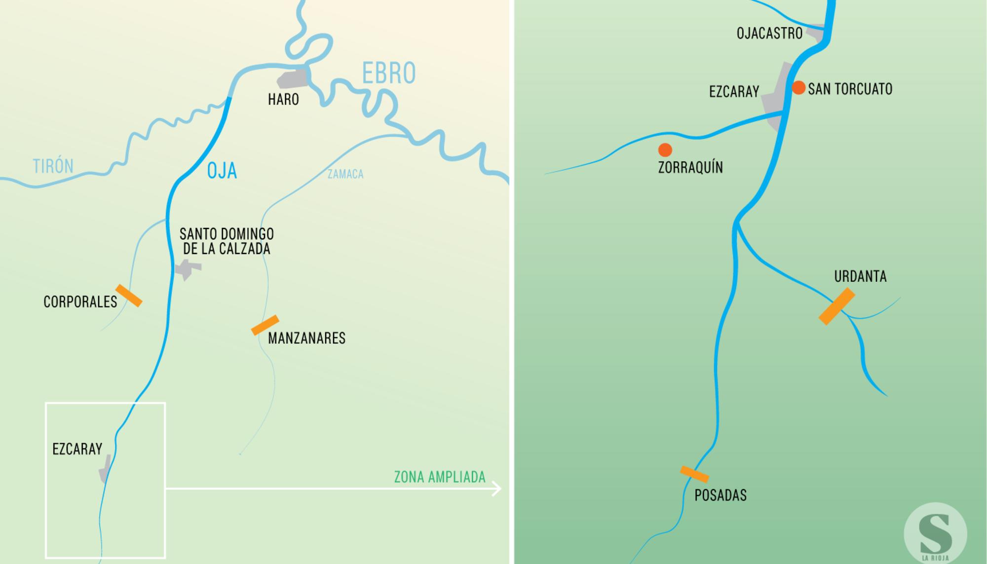 Ezcaray mapa de situación