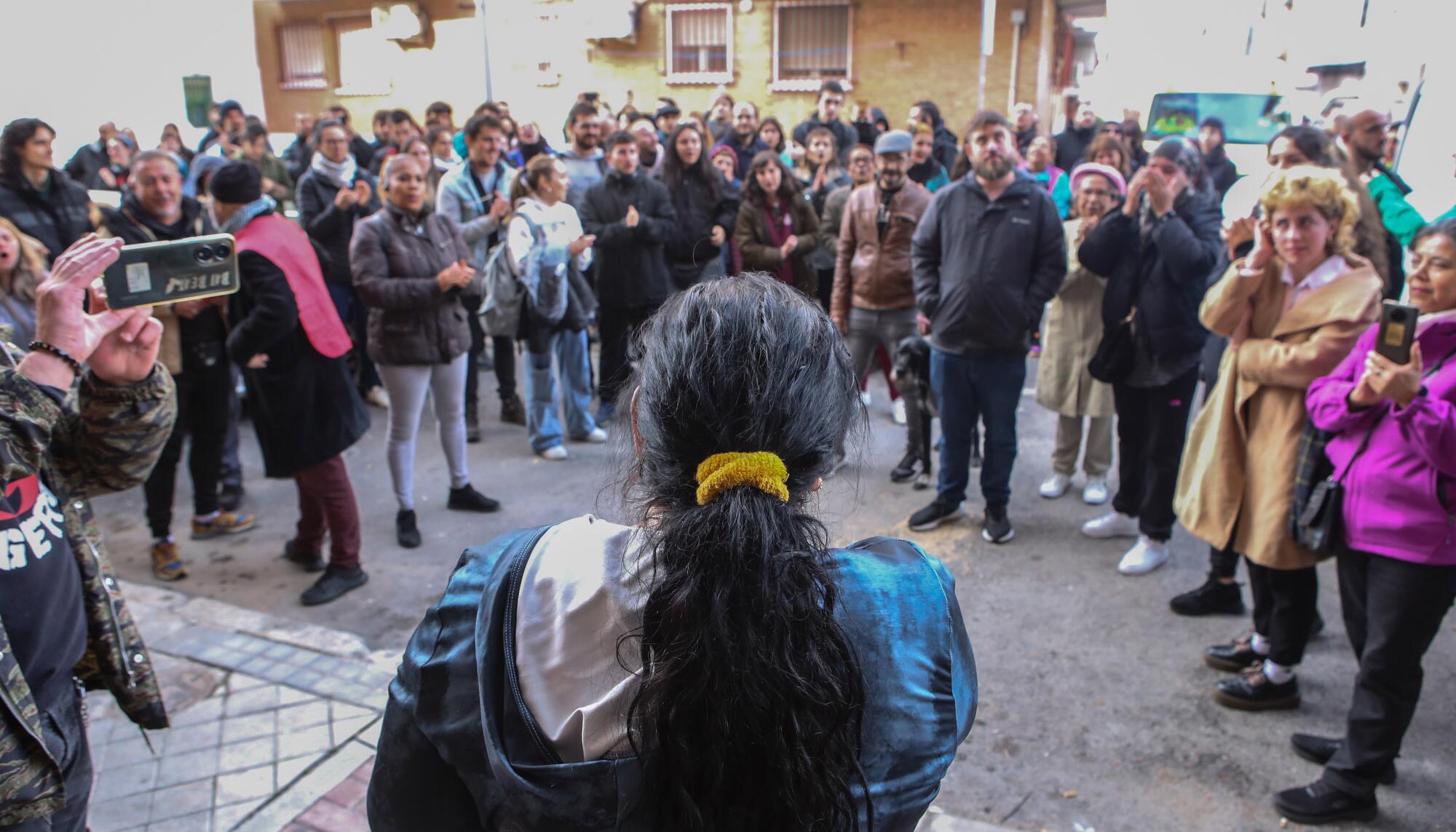 Desahucio Pilar PAH Vallecas tercer intento  - 14