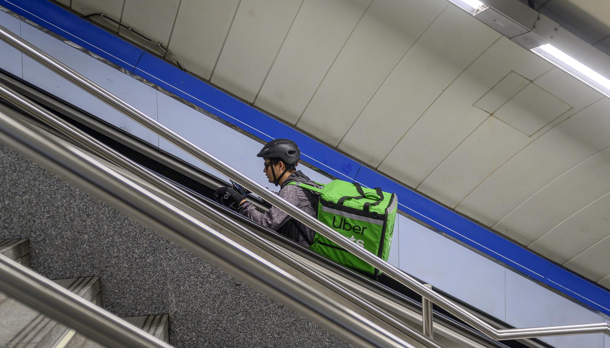 Rider en el metro