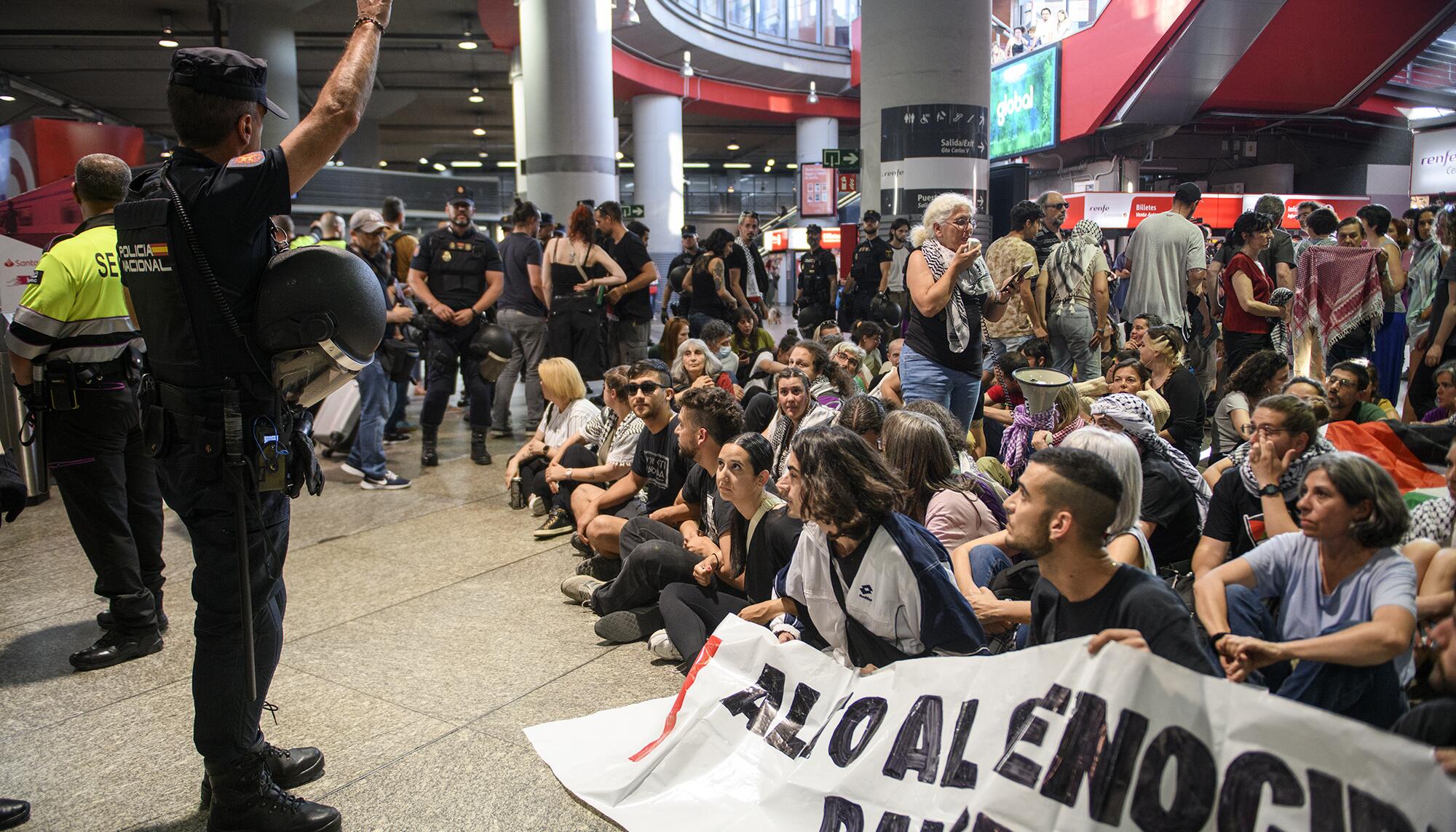 Acción Atocha palestina - 12