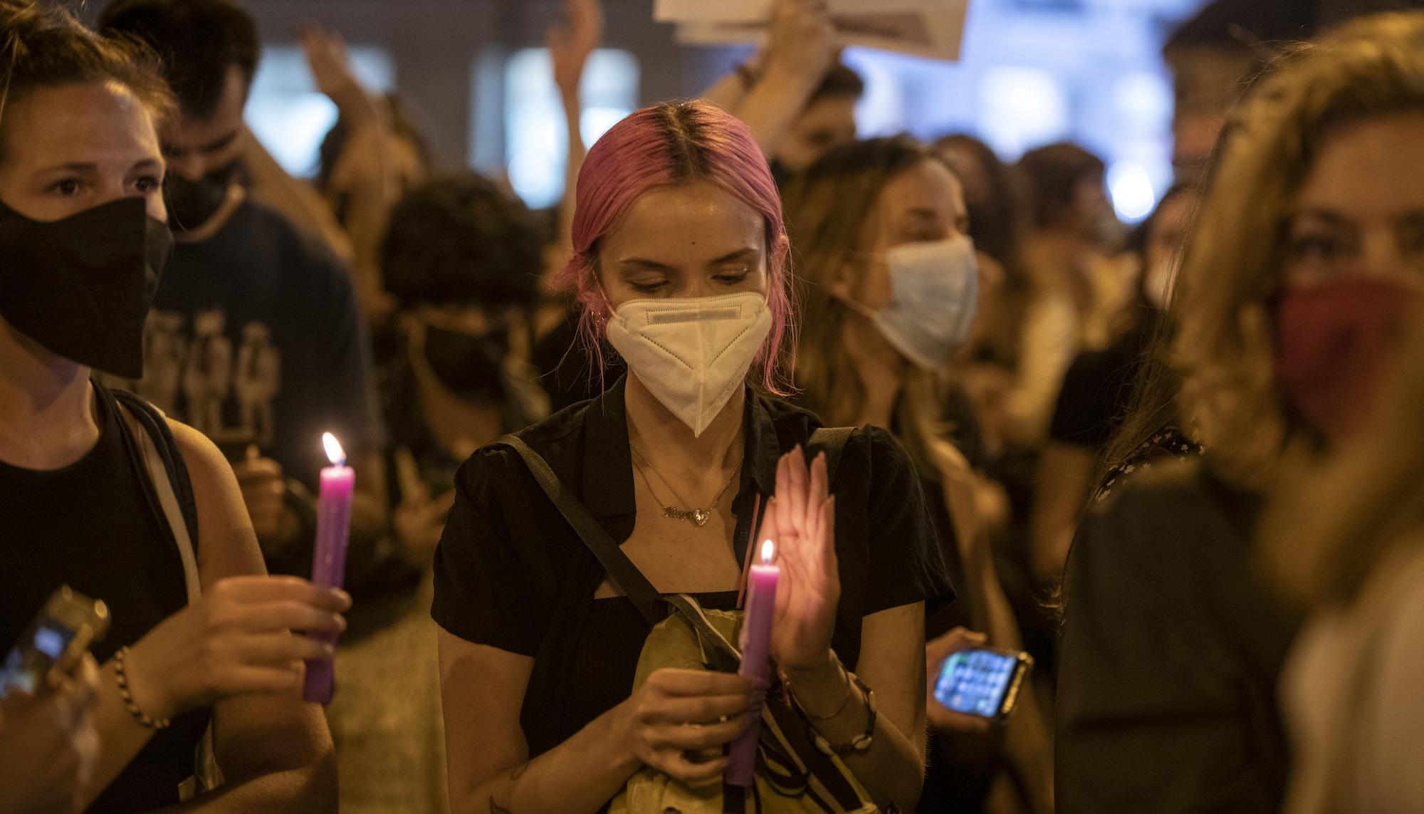 Concentración feminista en Madrid en protesta por los  asesinatos machistas - 13