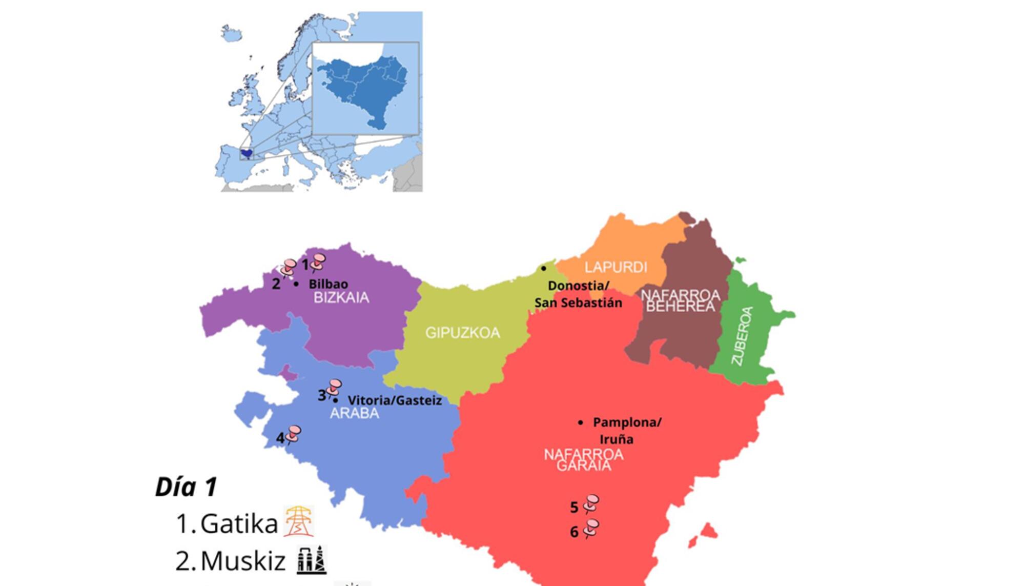 Toxic Tour megaproyectos Euskal Herria 0 - mapa