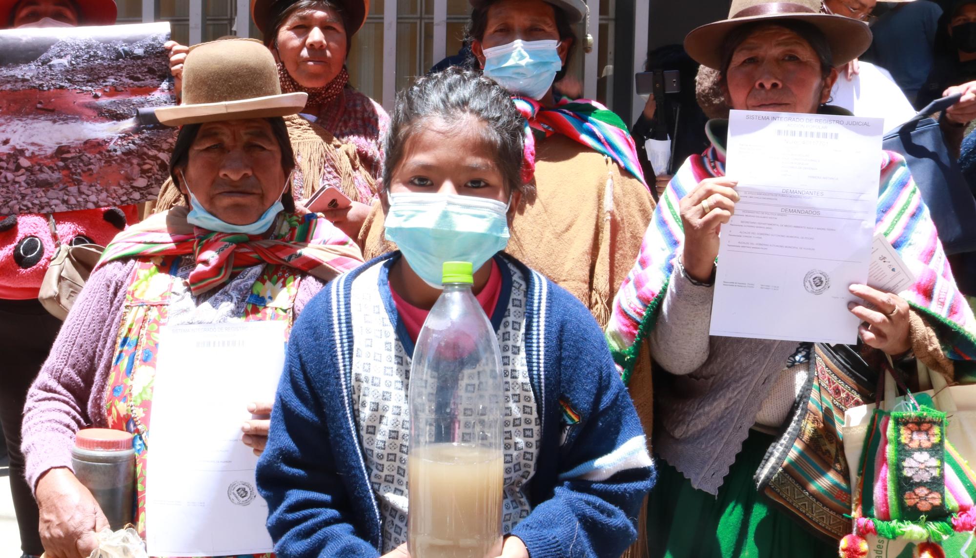 quechuas comunidad San Agustín de Puñaca demanda por contaminación de la minería 