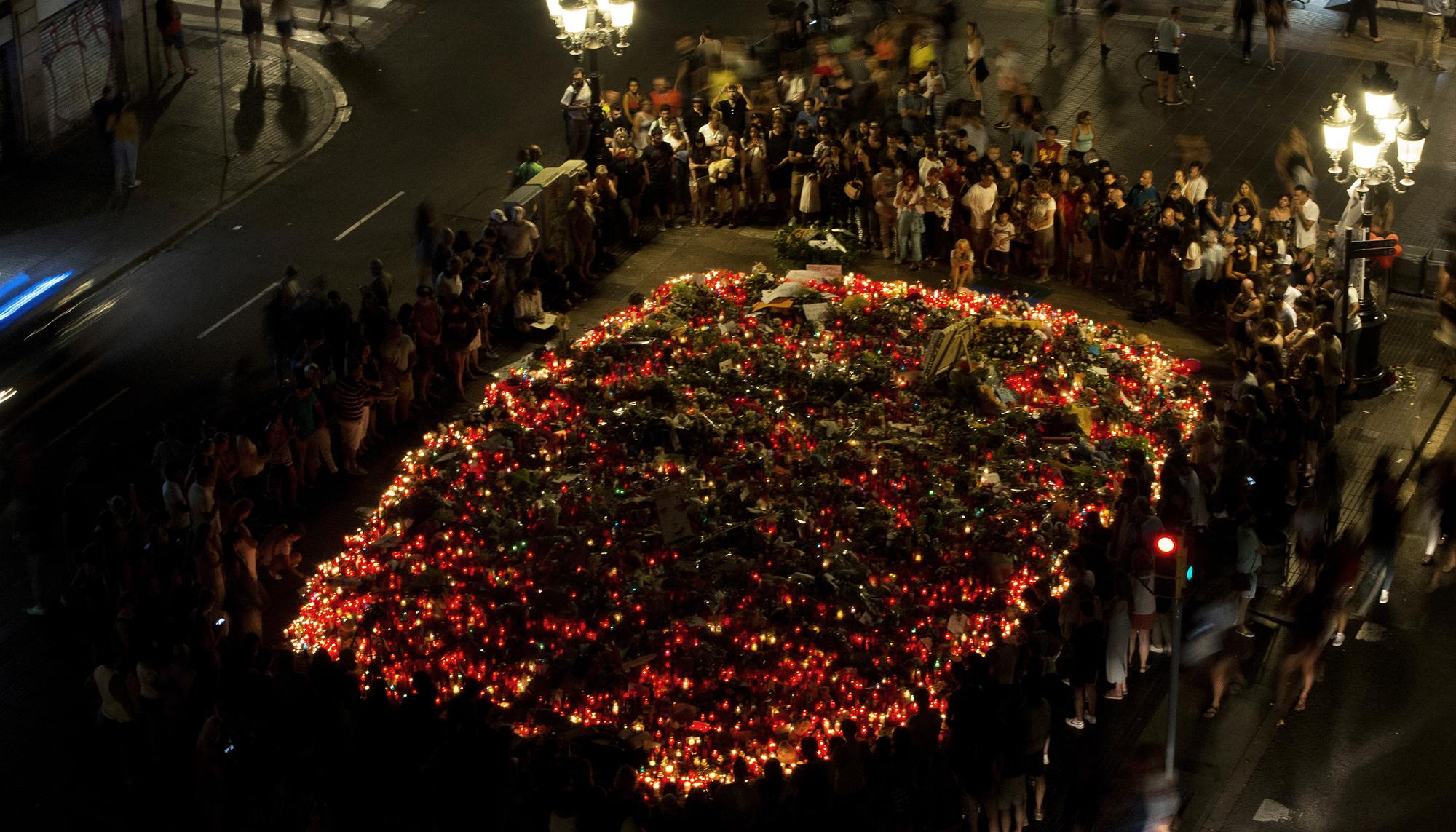 Homenaje atentado Barcelona
