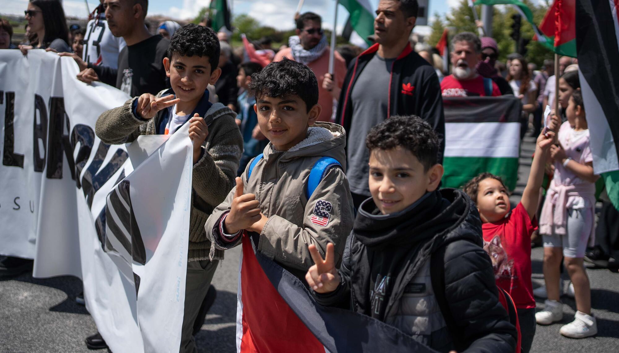 Manifestación por Palestina en Iruñea - 3