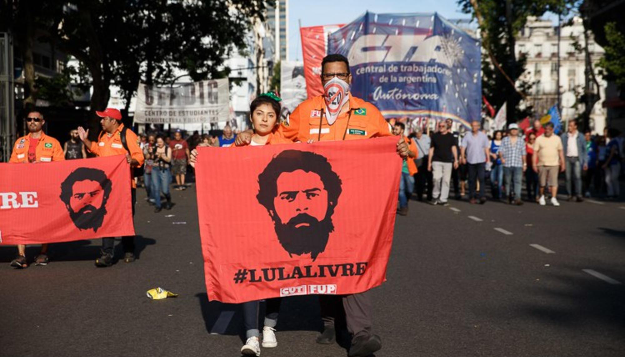 Protesta en Buenos Aires contra el encuentro del G20, el 30 de noviembre de 2018 -Lula da silva