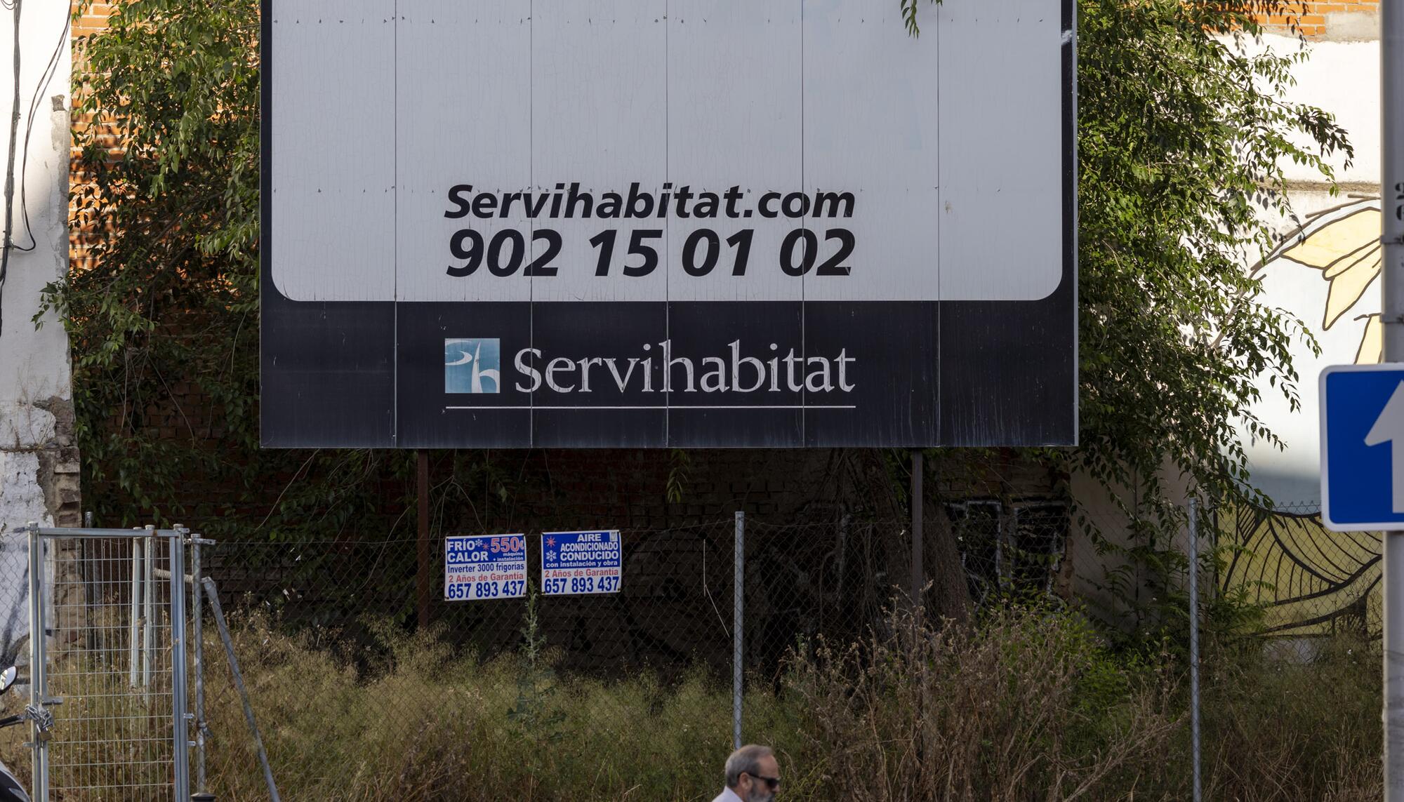 Cartel Servihabitat la Caixa