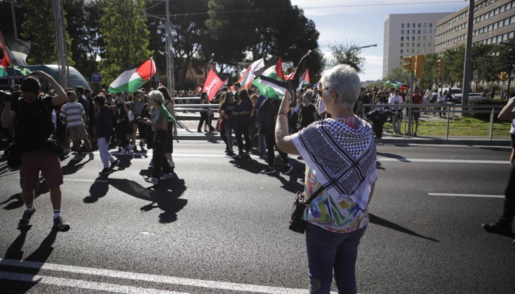 Piquete Barcelona Palestina  - 4