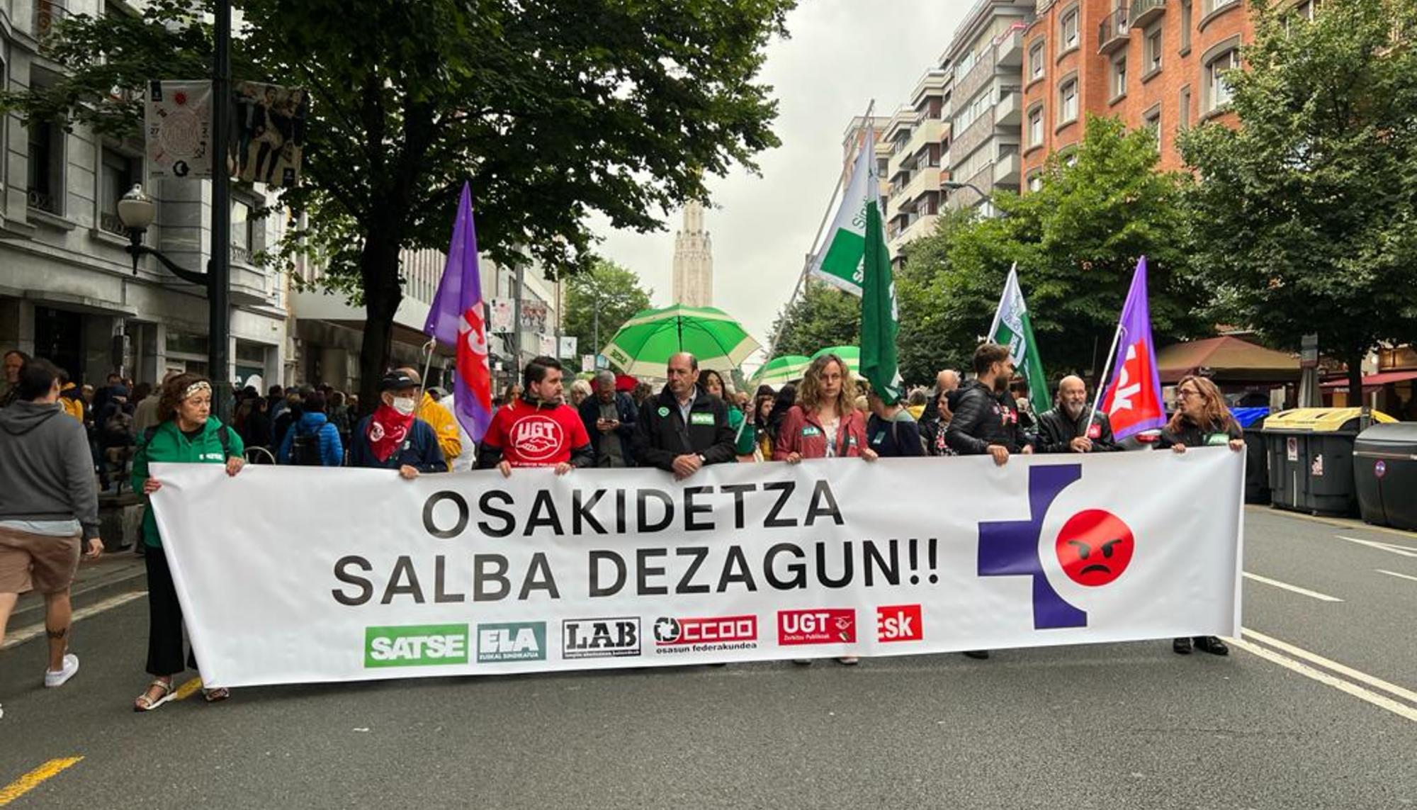 Manifestación Osakidetza