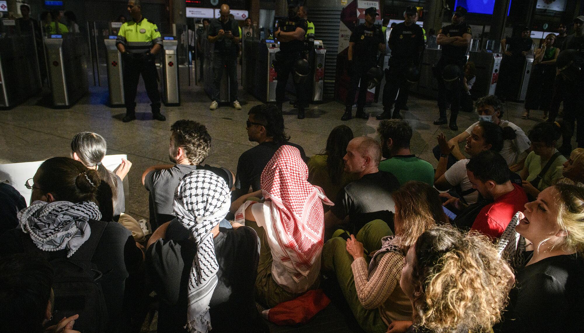 Acción Atocha palestina - 14