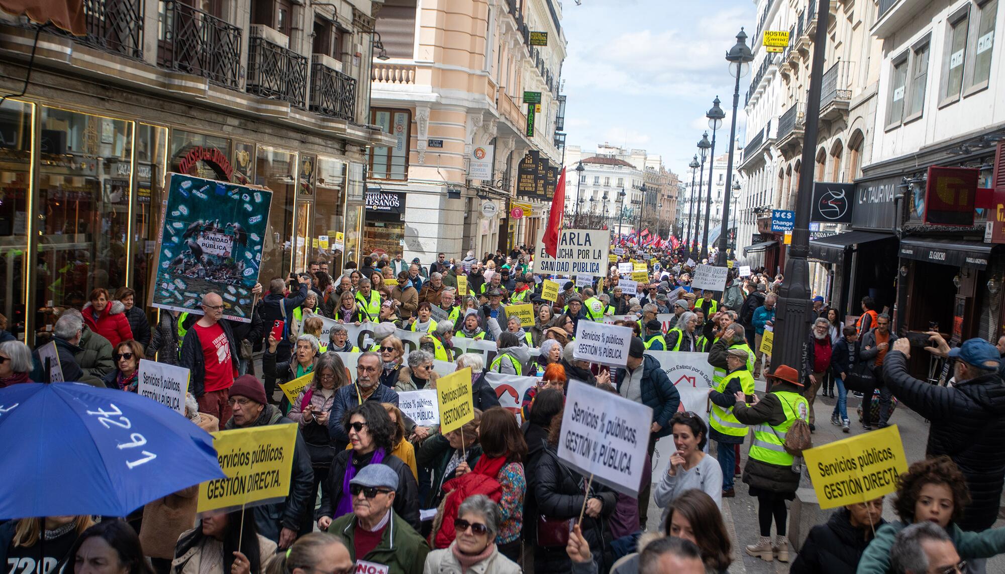 Manifestación servicios públicos 23 de marzo - 3