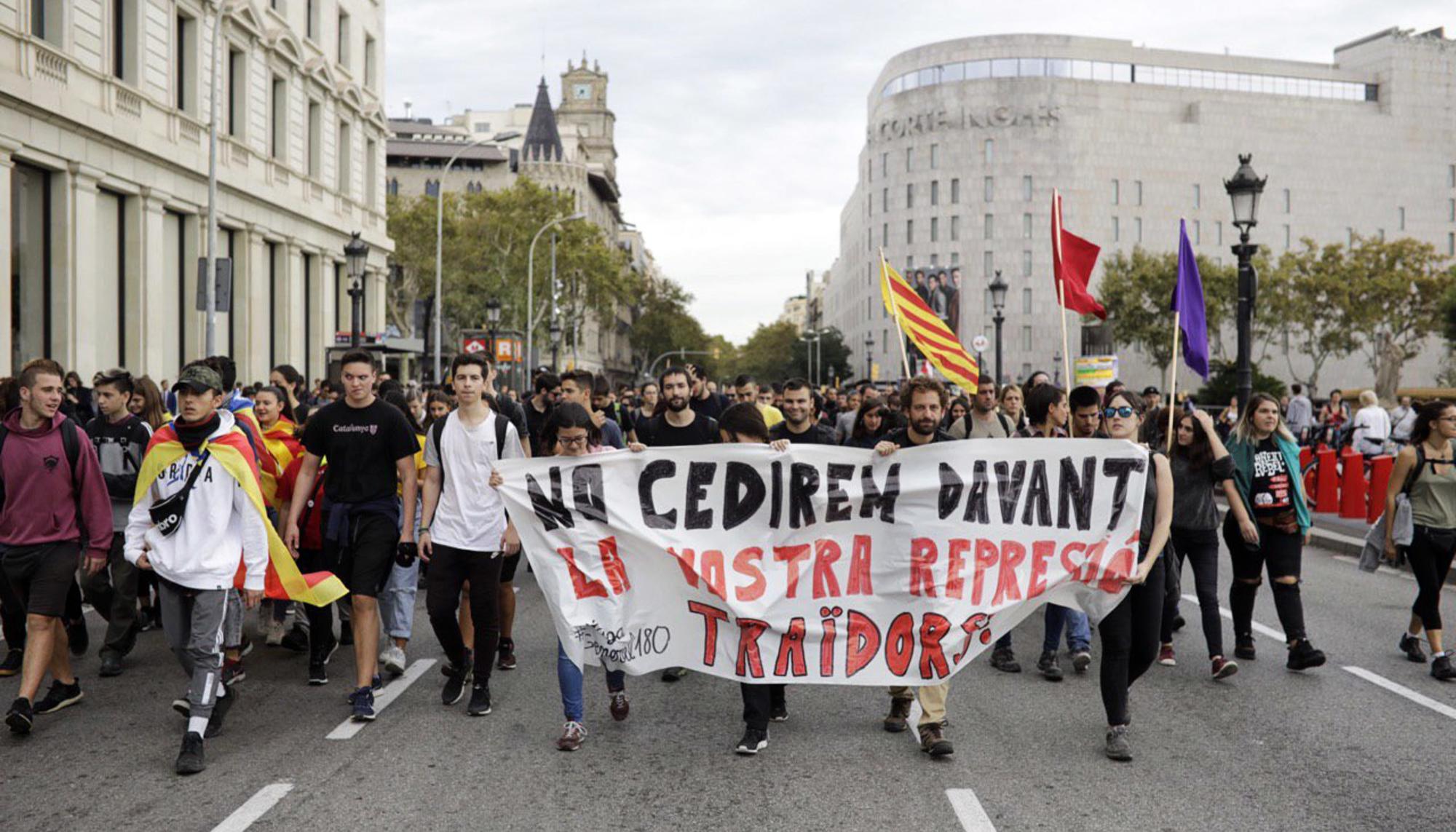 Huelga general Barcelona 18 de octubre - 2