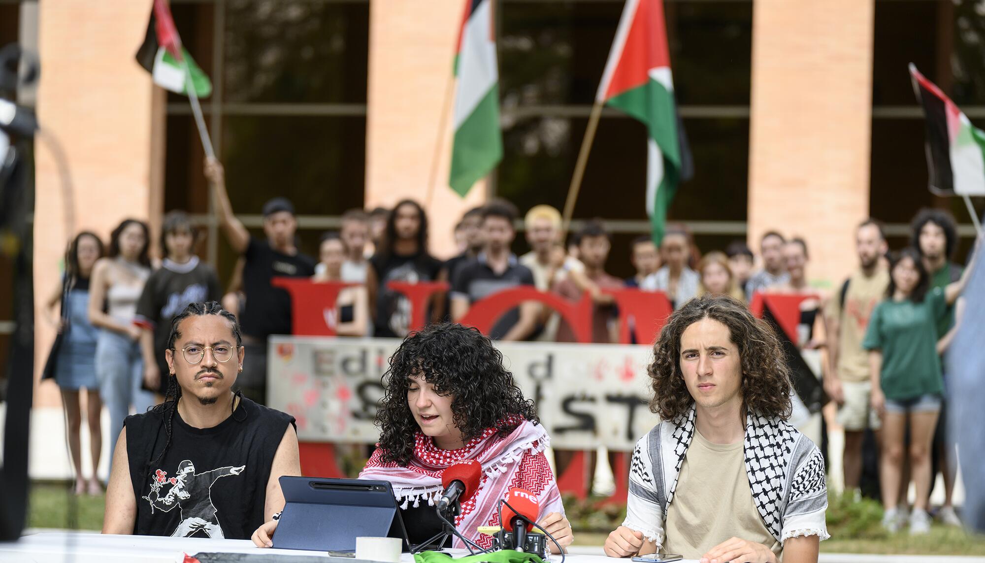 Fin acampada Complutense palestina 2