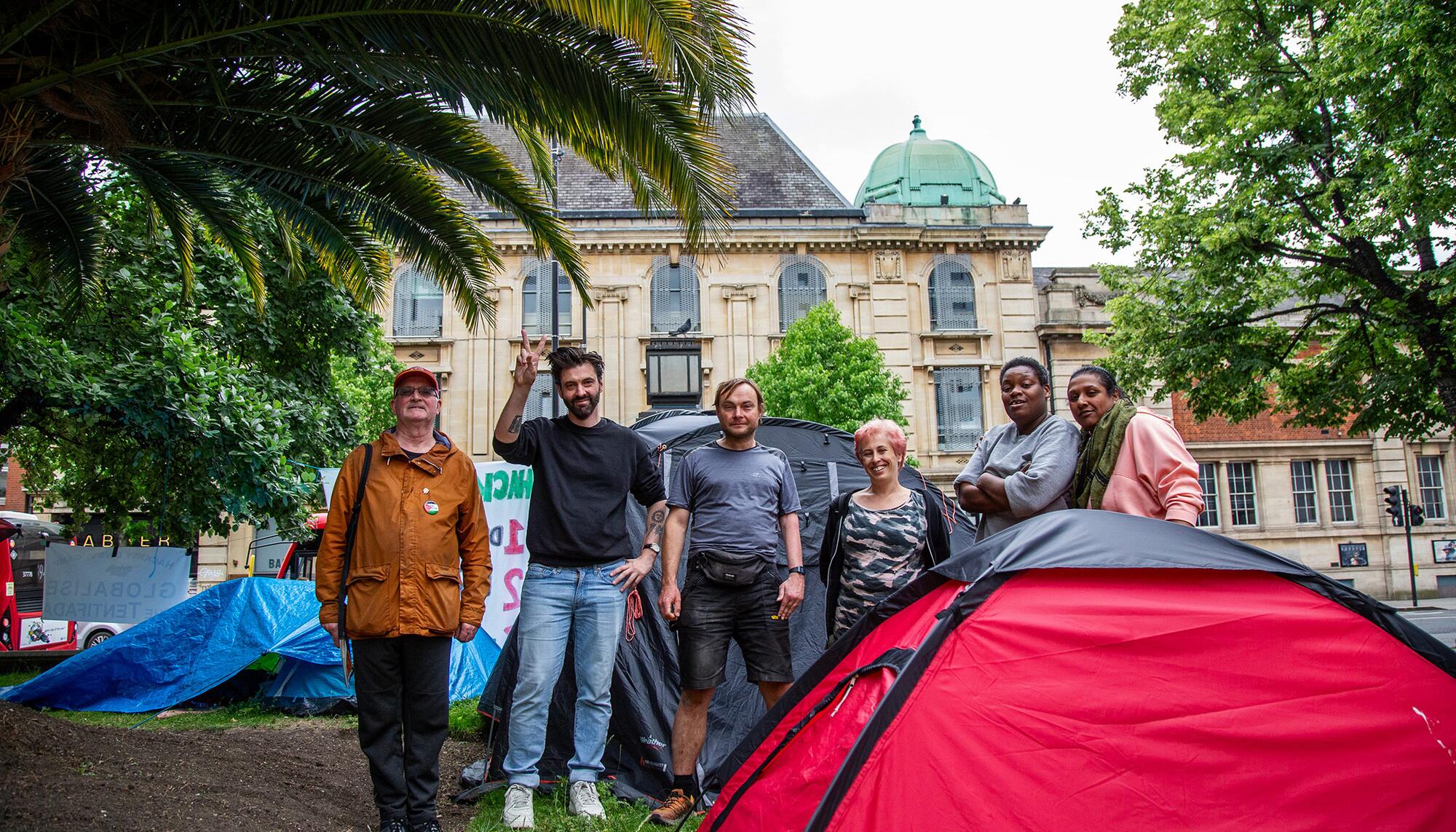 Acampada Palestina Hackney en Londres 09