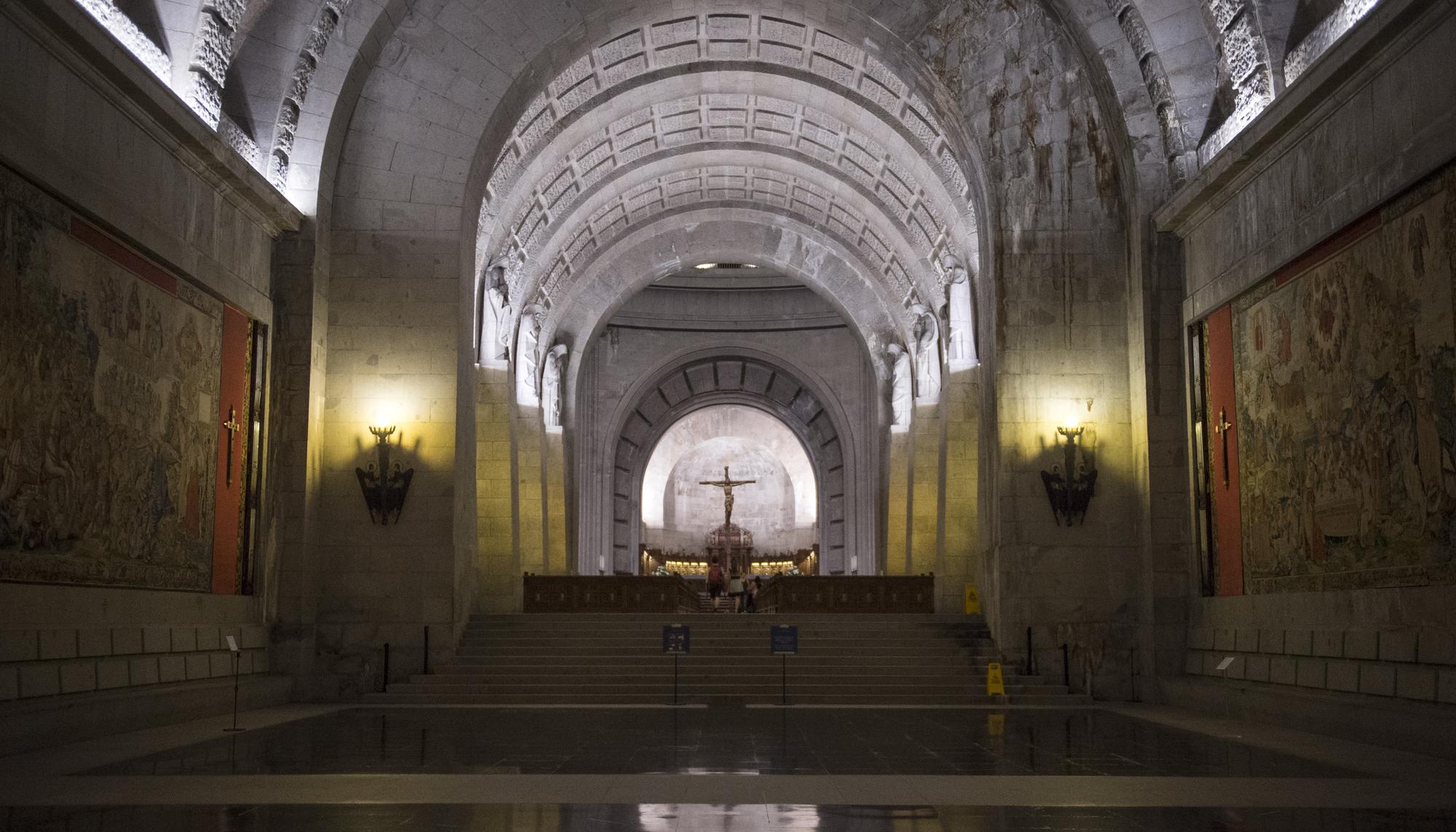 Interior de la basílica del Valle de los Caídos