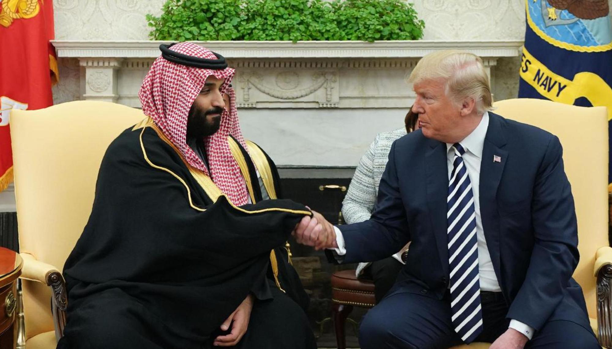 Trump y el príncipe Salman