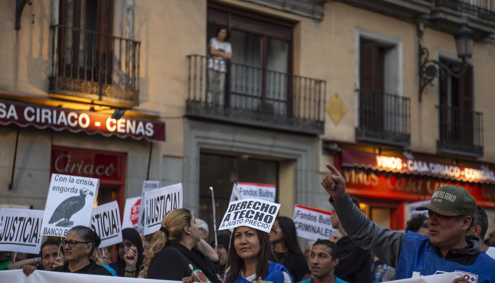 Manifestación de la PAH en Madrid IV