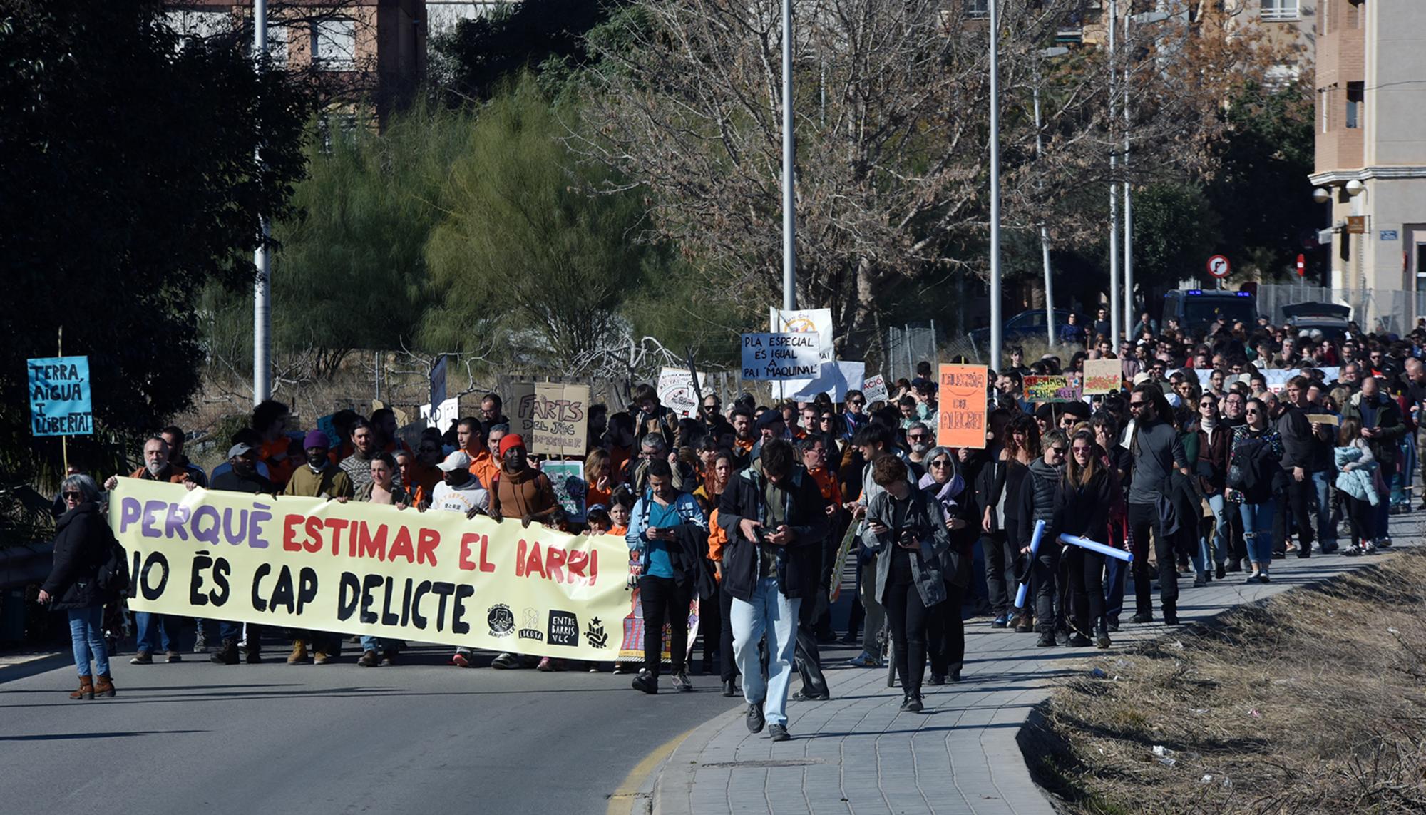 Manifestacion Benimaclet contra el PAI y la represión - 3