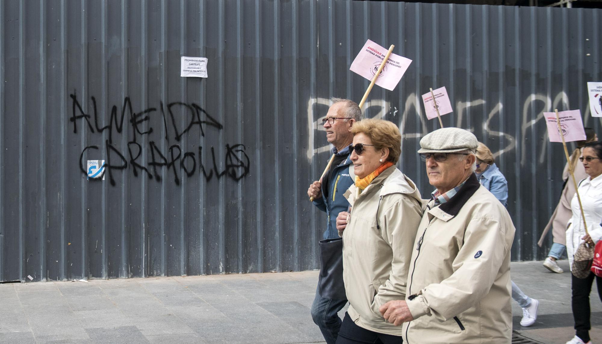 Manifestación Madrid pensionistas Congreso de los Diputados - 2