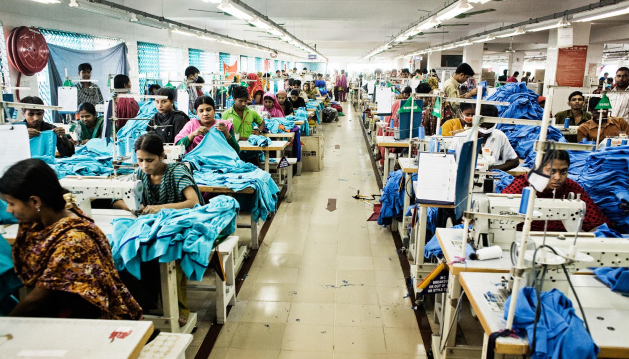 Fábrica textil en Bangladesh