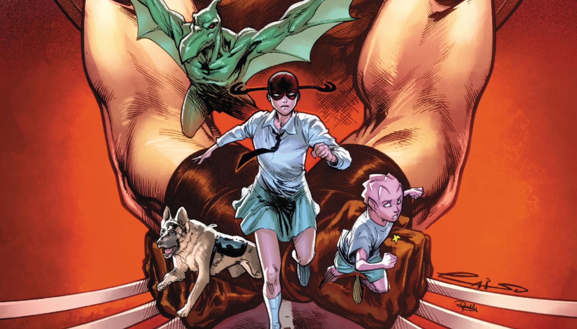 Fragmento de portada del n. 2 de X-Men Green.