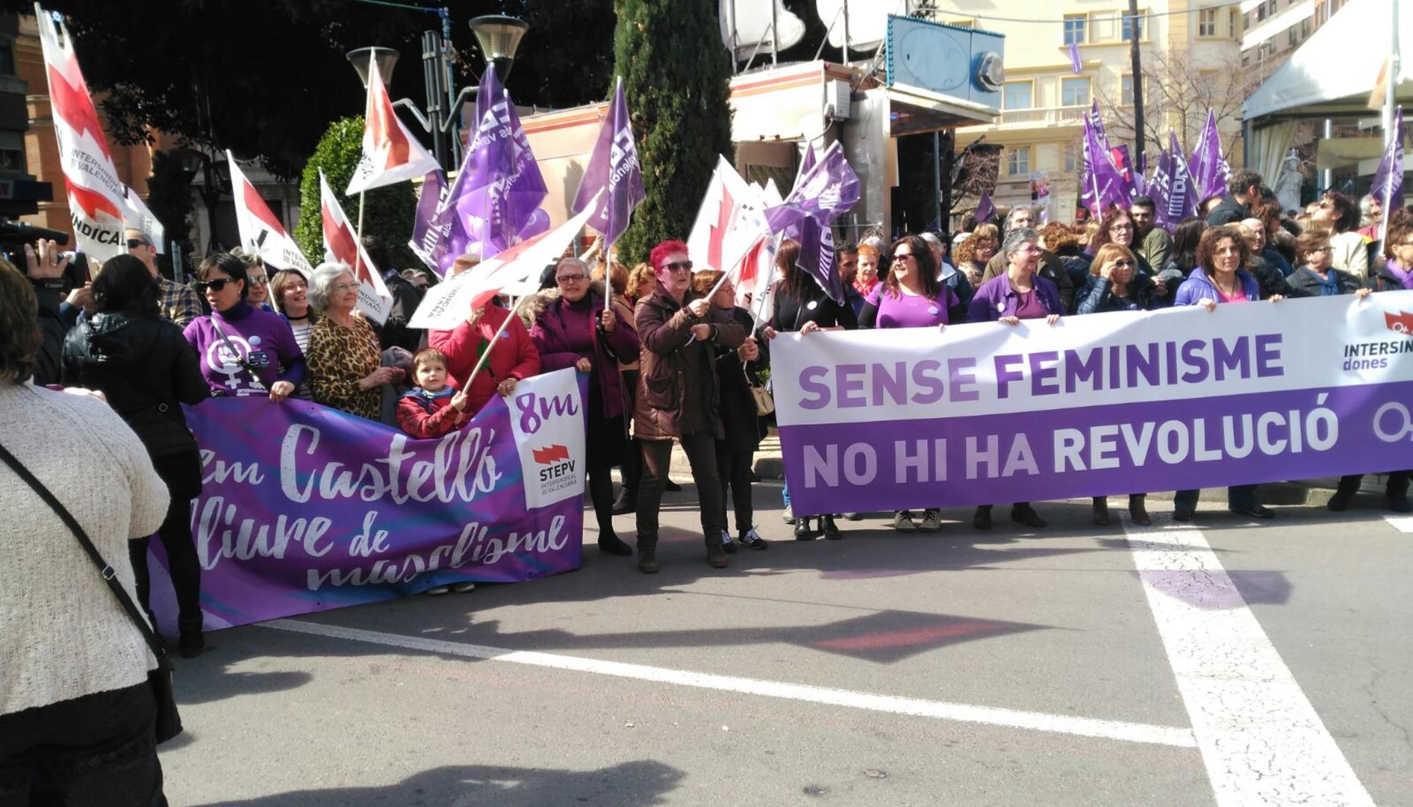 Vaga feminista a Castelló