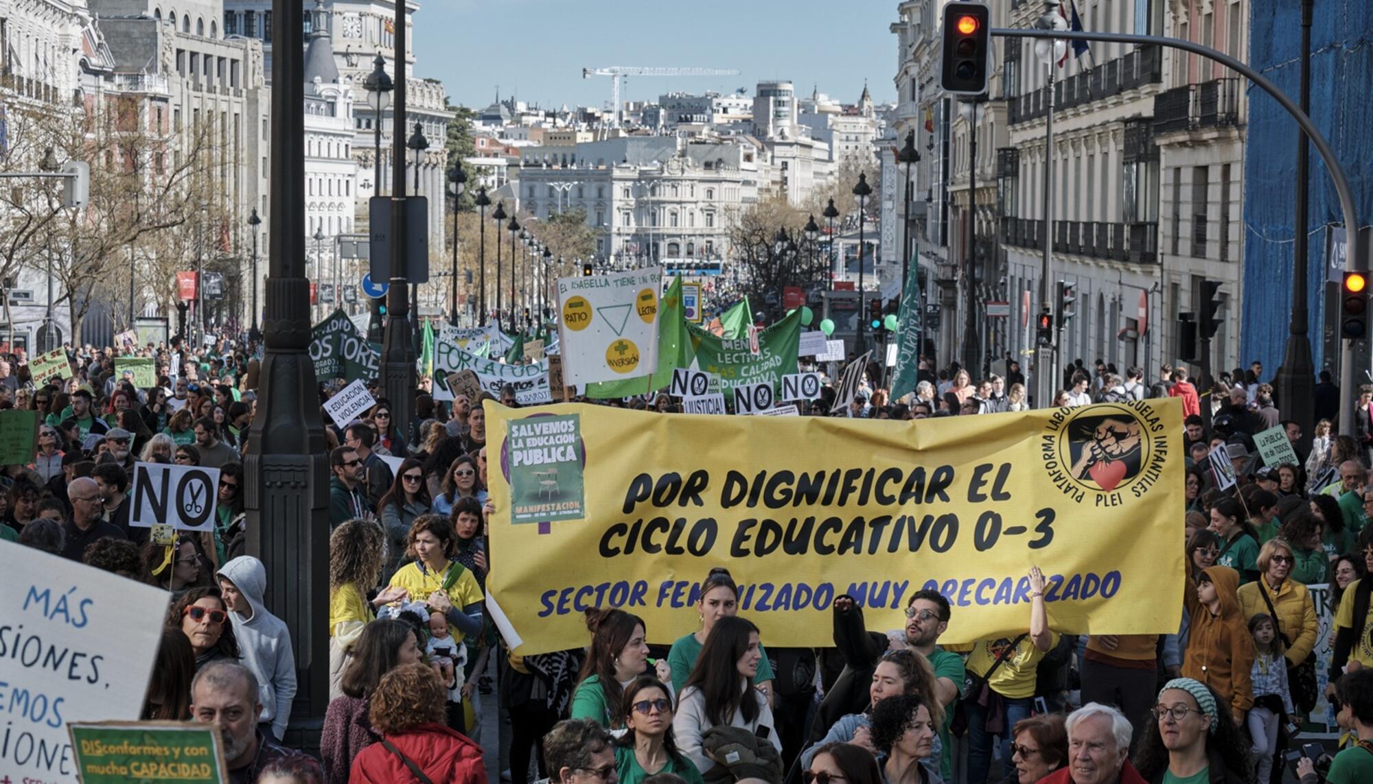 Manifestación Educación Pública Madrid 23 Febrero 2025 - 5