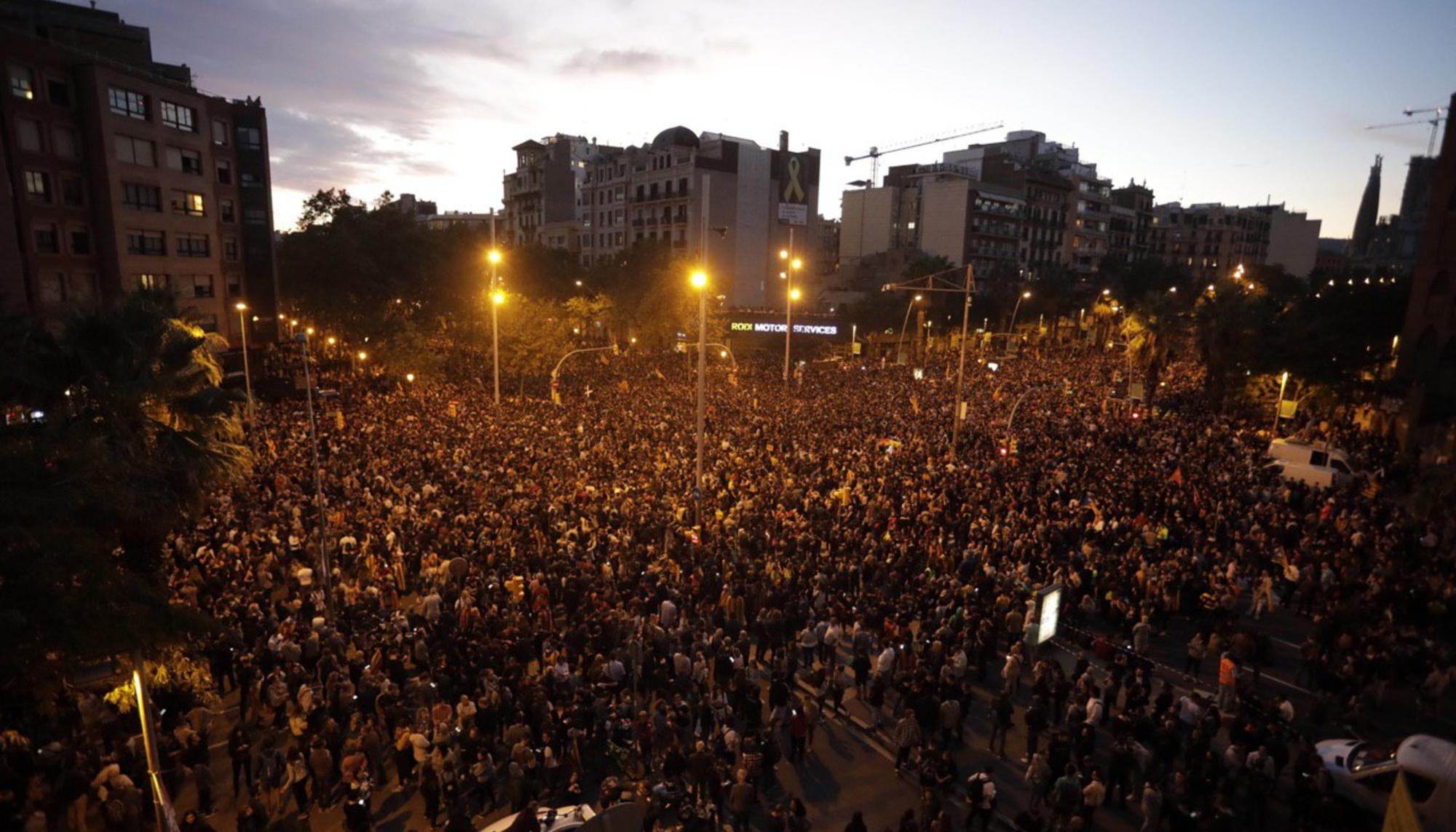 Barcelona manifestacion proces 16 octubre