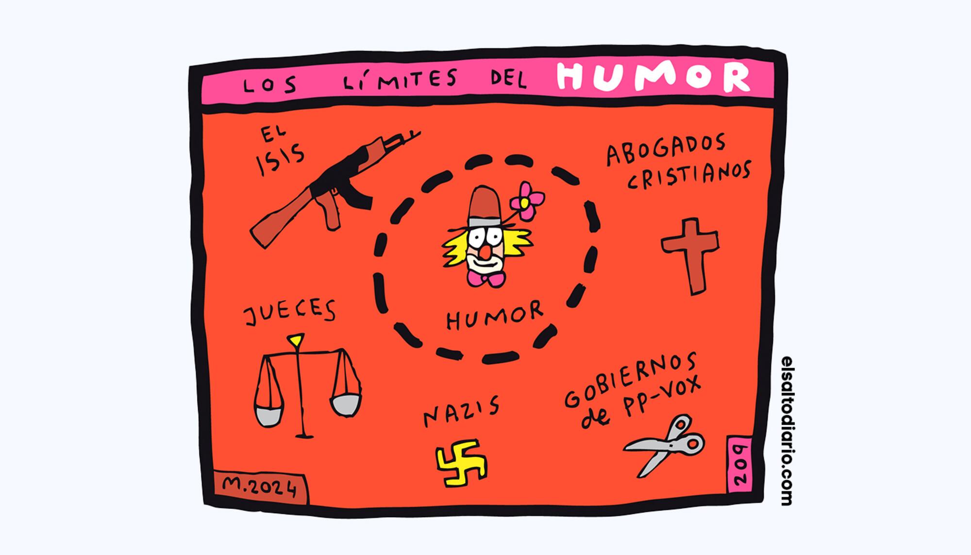 Los verdaderos límites del humor, por Mauro Entrialgo