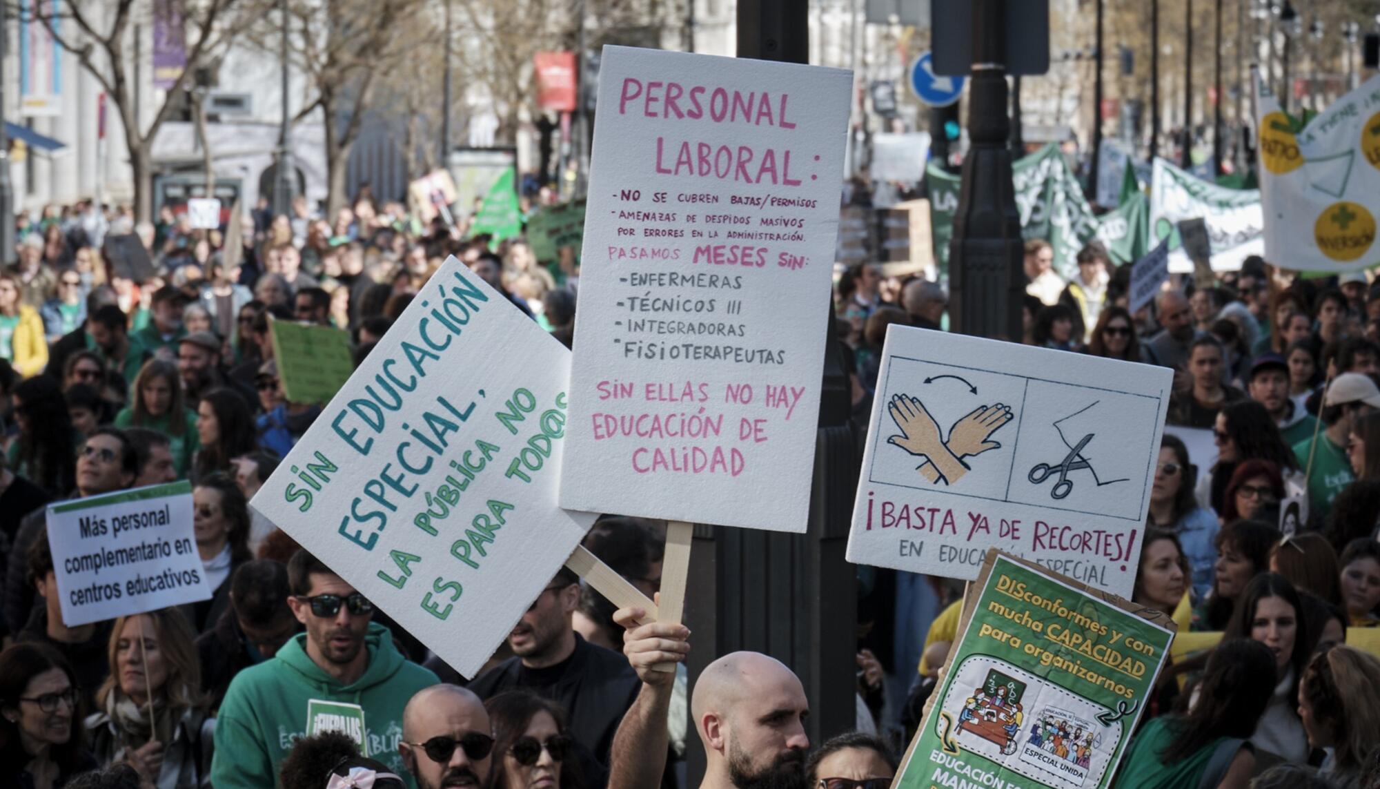 Manifestación Educación Pública Madrid 23 Febrero 2025 - 8