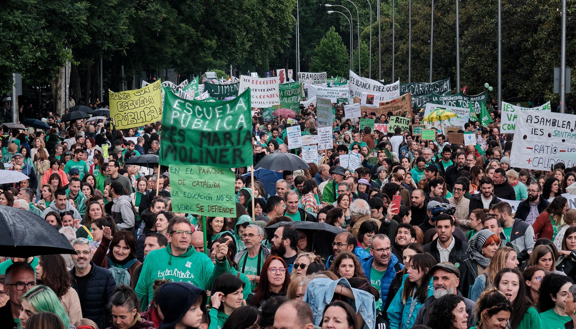 Huelga de profesores 22.05 - 3