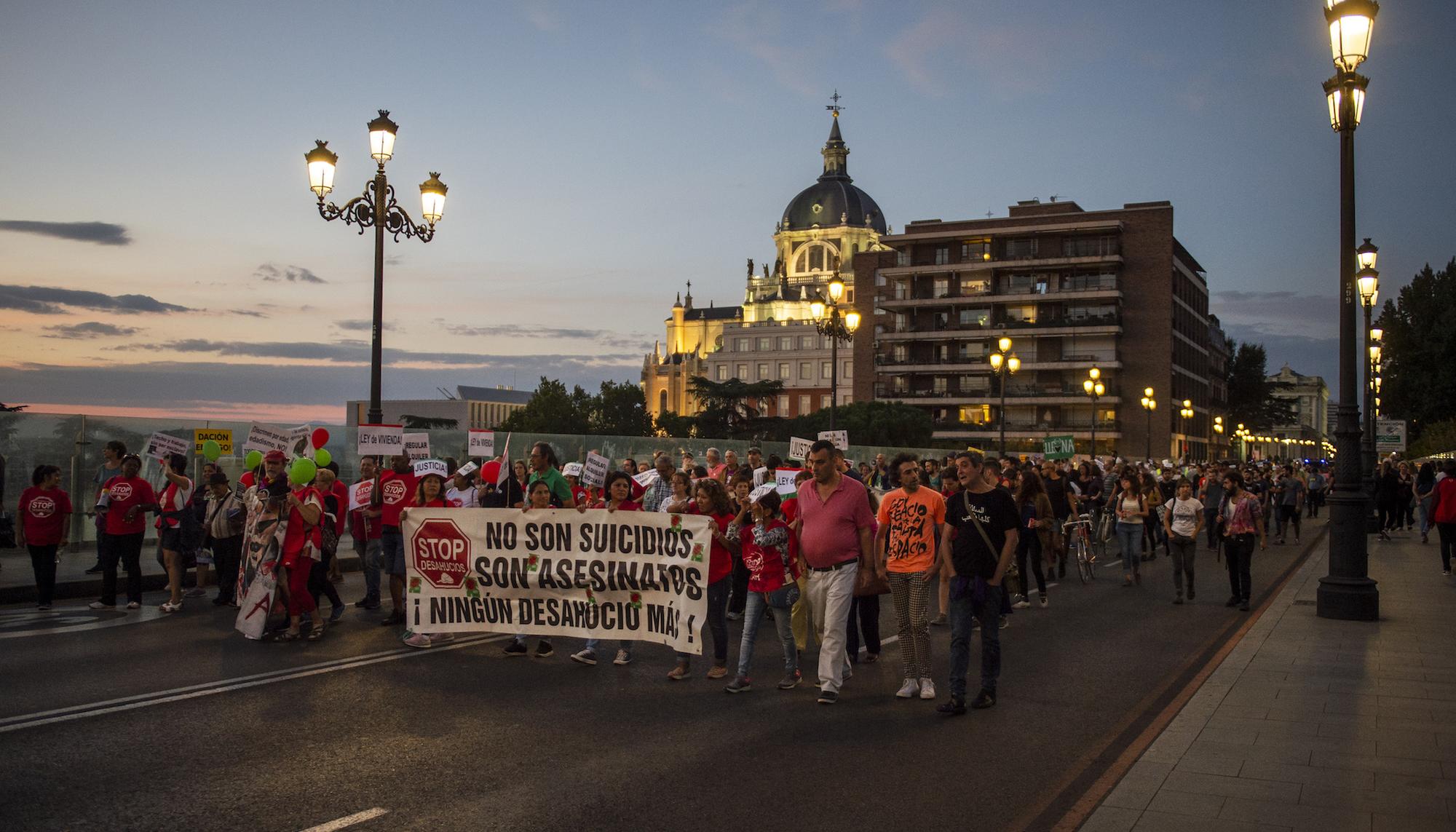 Manifestación de la PAH en Madrid I