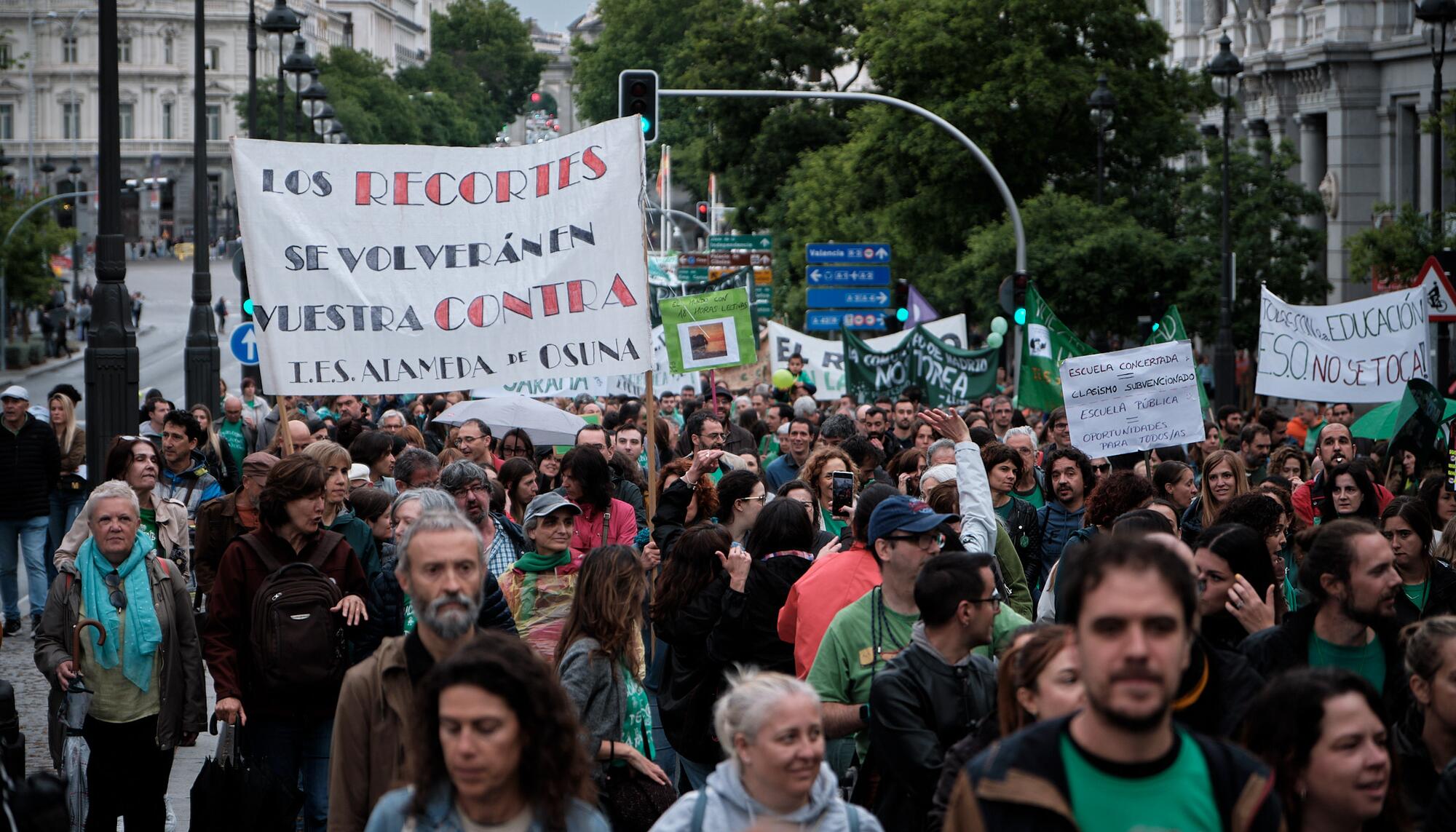 Huelga de profesores 22.05 - 5