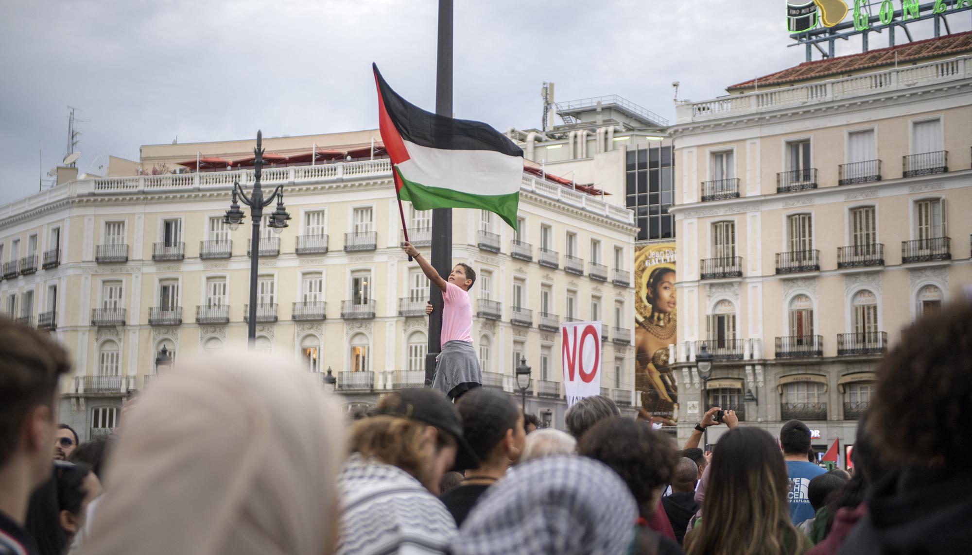 Manifestación Gaza Madrid Atocha - 12