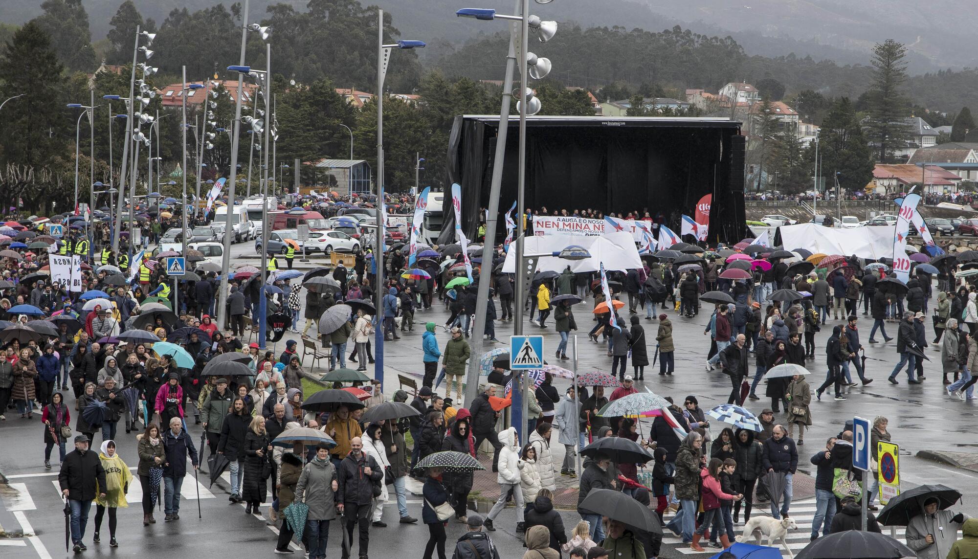 Manifestación A Pobra Altri Mina Touro - 4