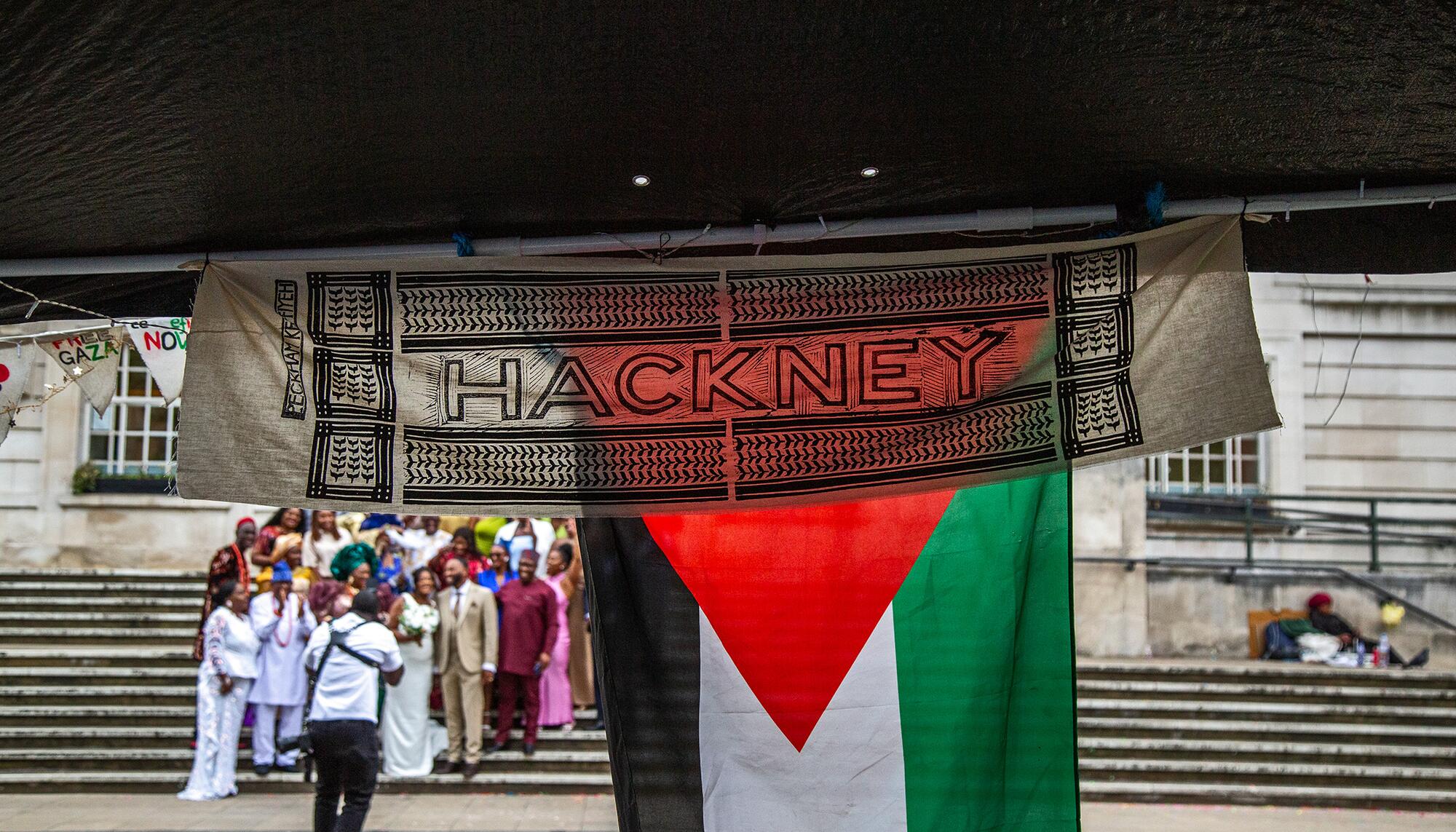 Acampada Palestina Hackney en Londres