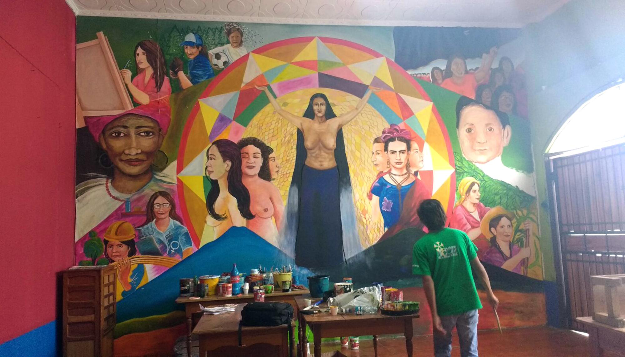 Mural del Grupo Venancia, Matagalpa, Nicaragua